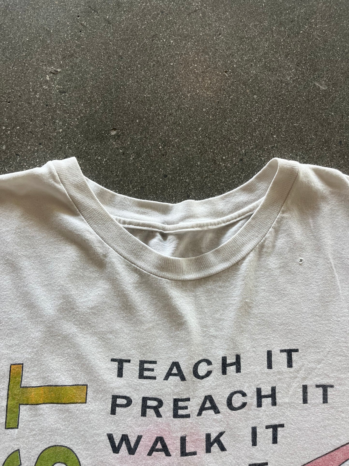2000’S “LIVE FOR JESUS!” JUST DO IT TEE - BOXY XL/XXL