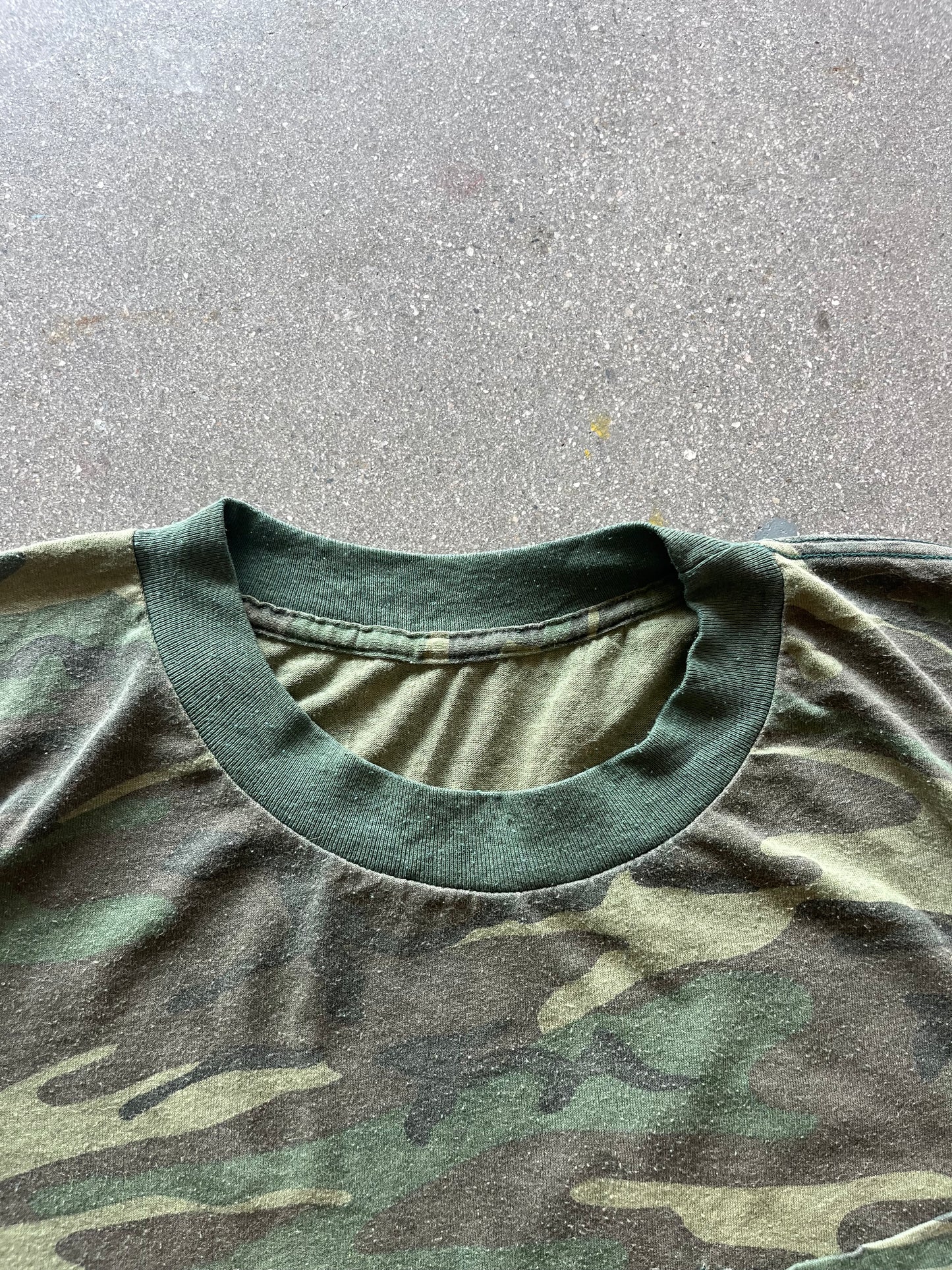 90’S ARMY CAMO POCKET TEE - BOXY L