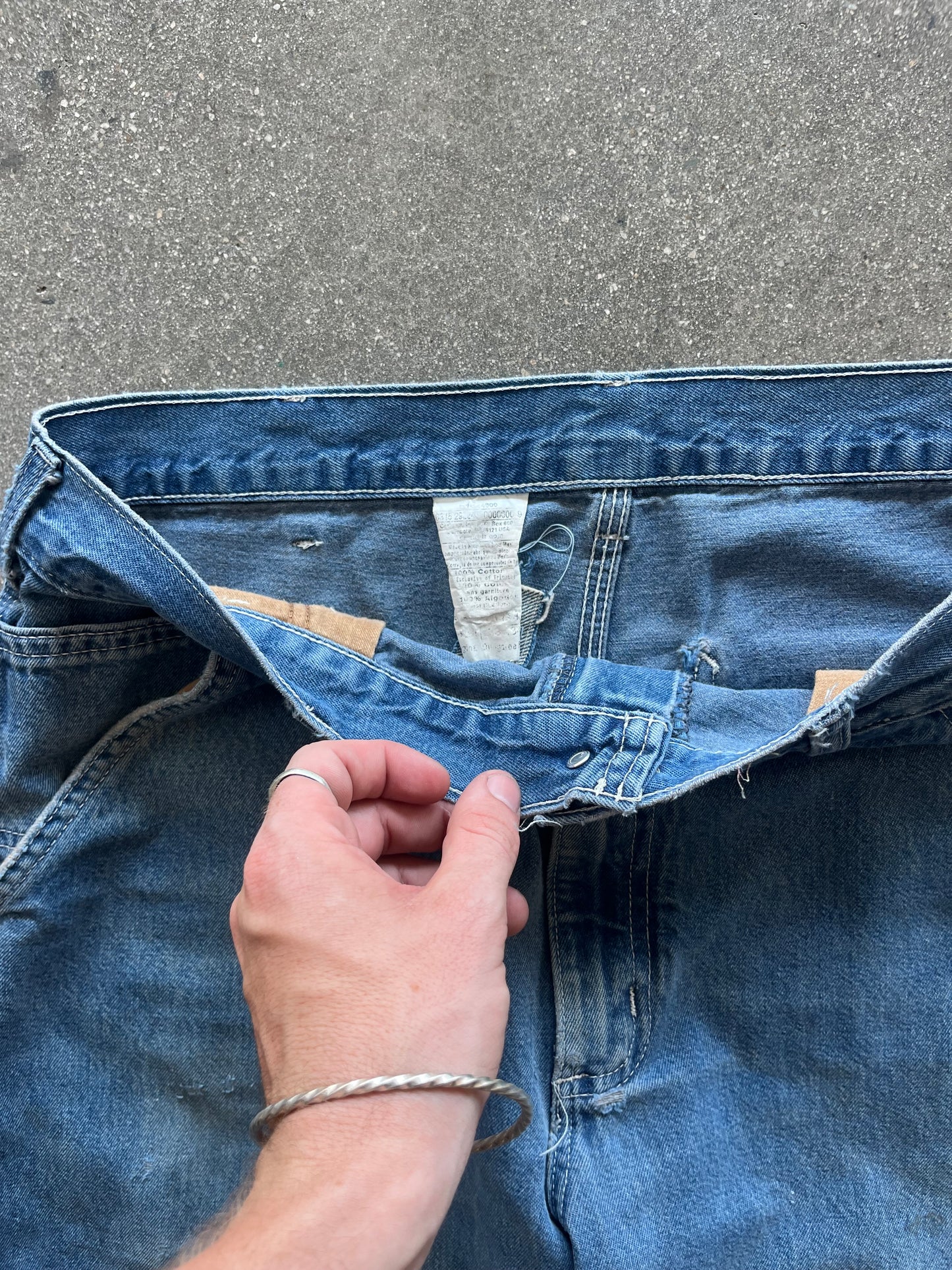 90’S REPAIRED CARHARTT DUNGAREES - 33