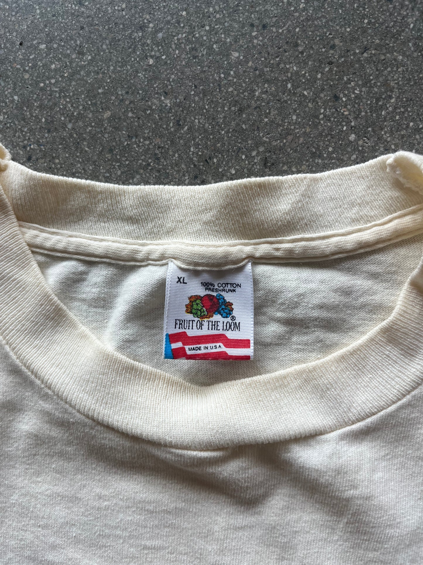 90’S “HEADLIGHTS ON FOR SAFETY” TEE - BOXY L/XL