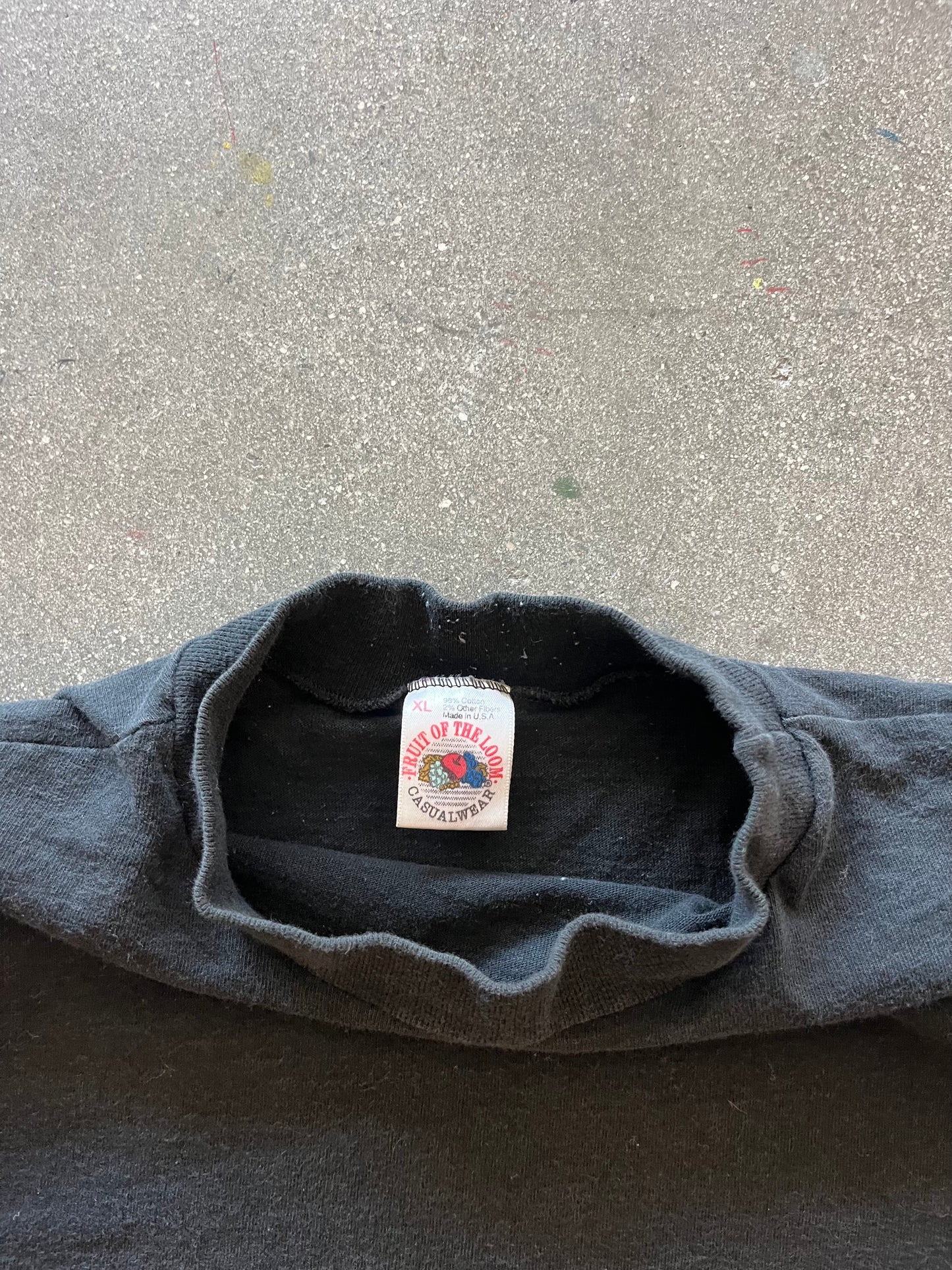 90’S FADED BLACK LONGSLEEVE - L/XL