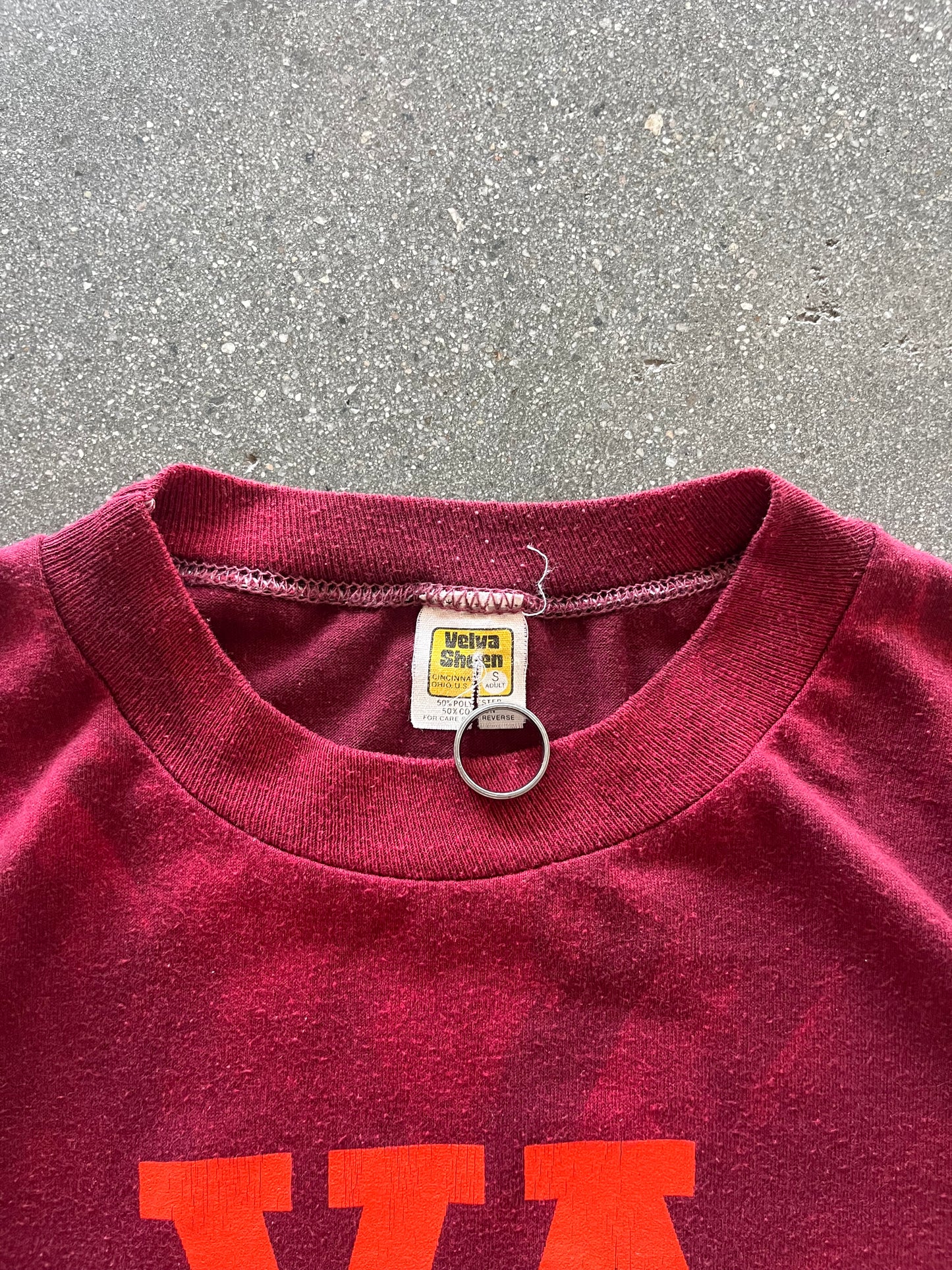 70’S SUNFADED “VA TECH” TEE - S/M