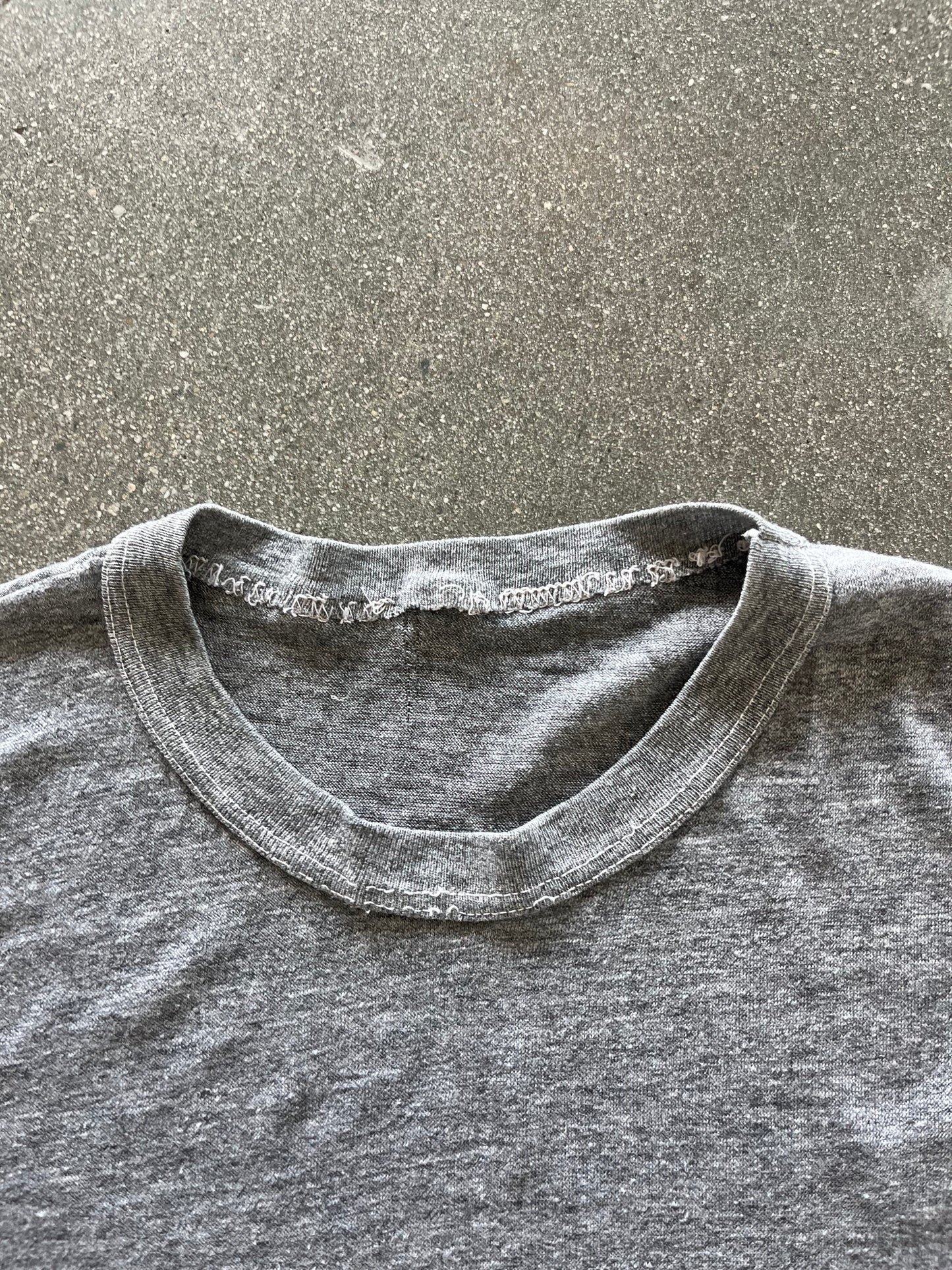 80’S CHARCOAL “THE PRO’S” GHOSTPRINT TEE - S