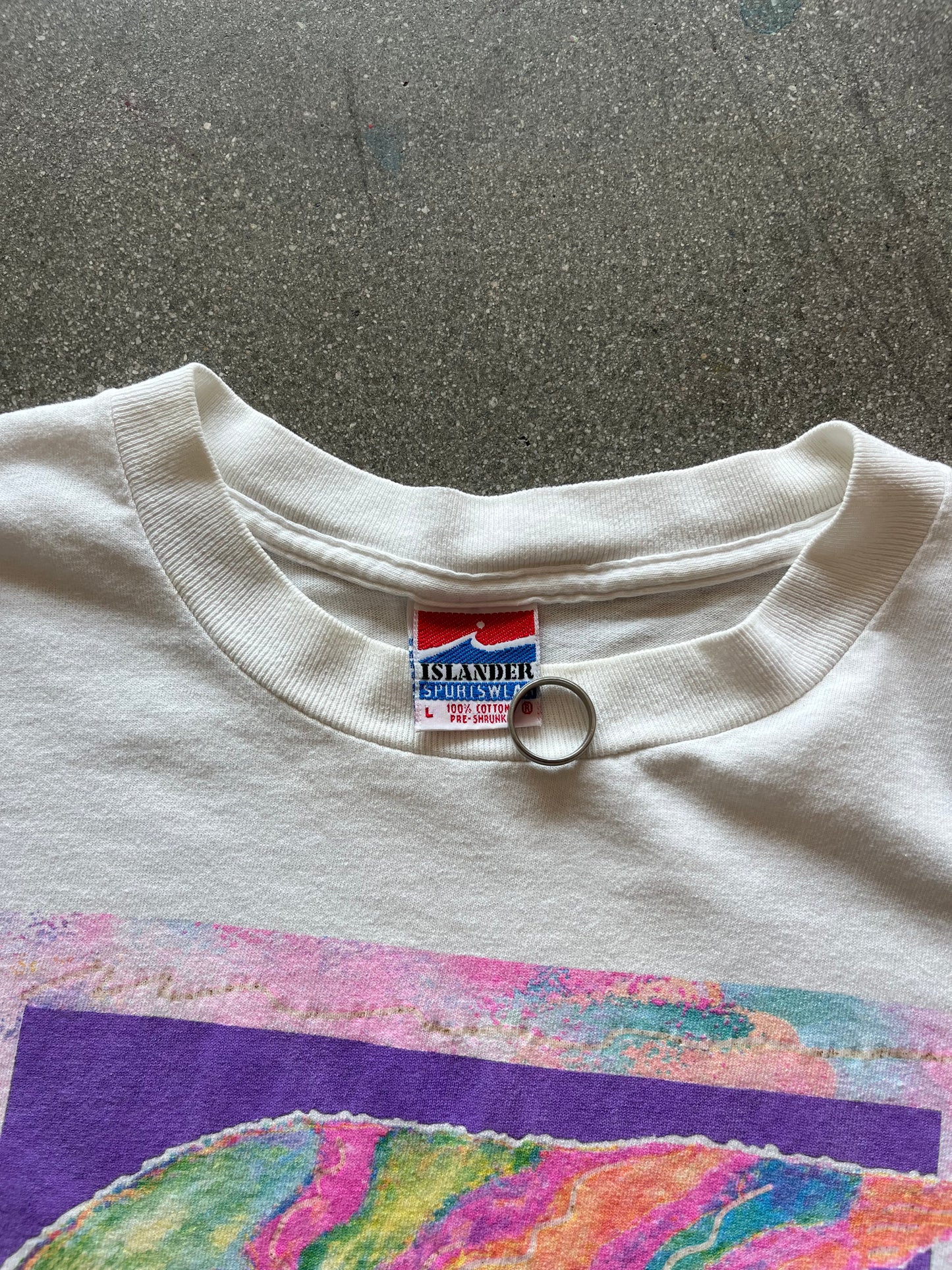90’S “SHEDD AQUARIUM” FISH TEE - BOXY L