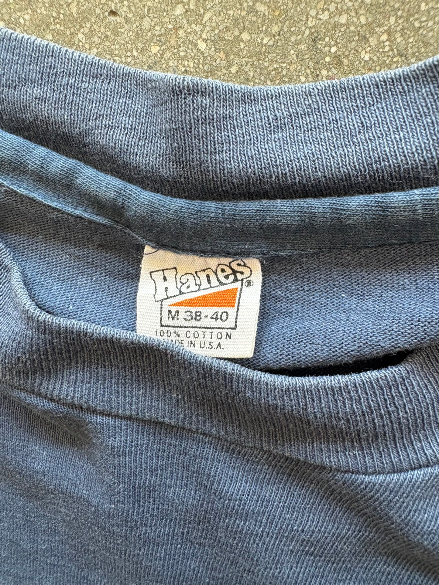 70’S NAVY “THE BEVERLY” TEE - M