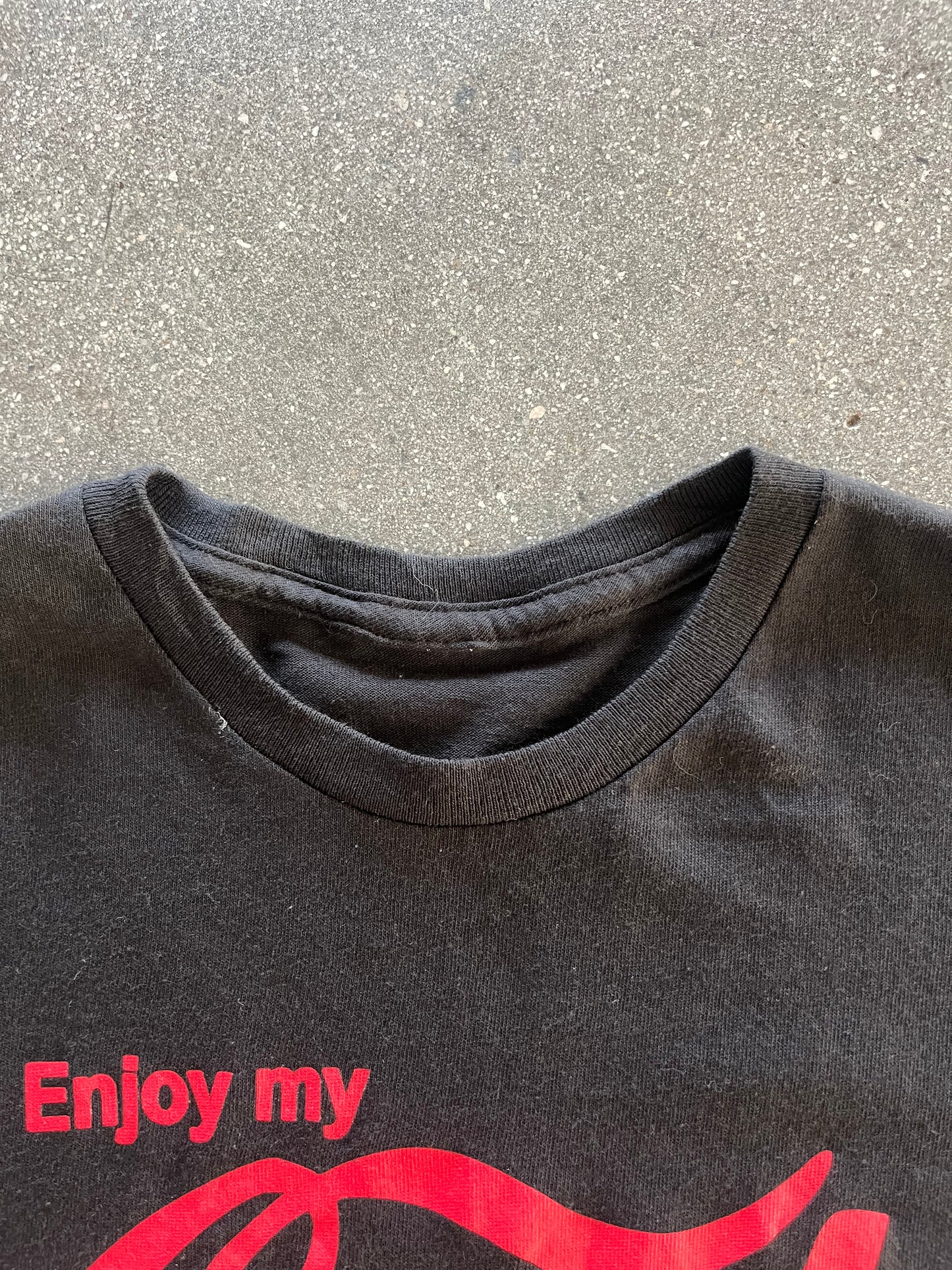 2000’S “ENJOY MY COCK…” NSFW TEE - L