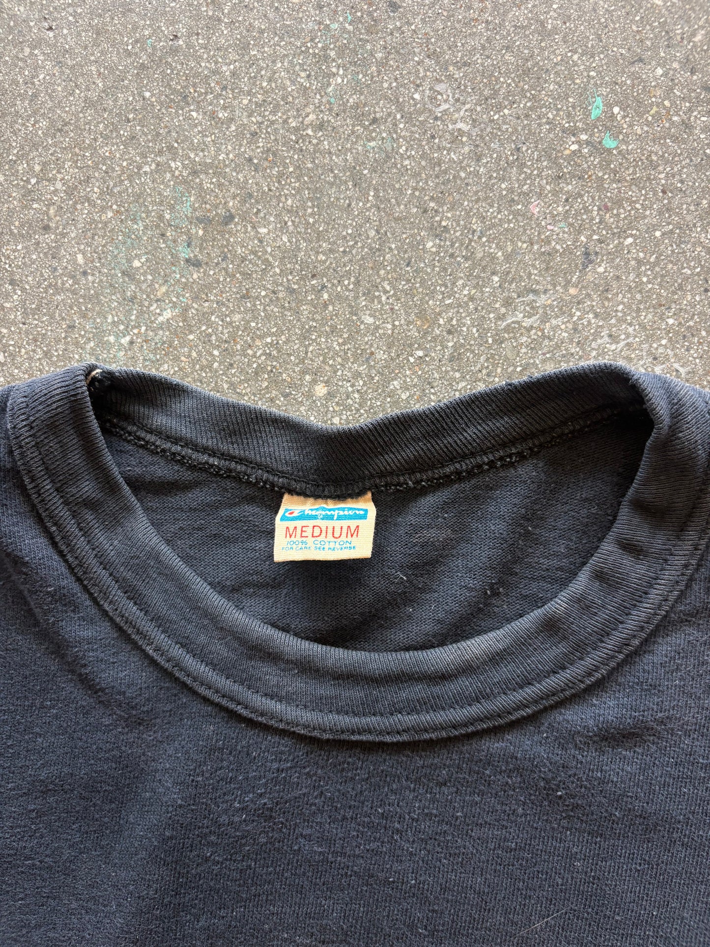 70’S BLACK PURDUE JERSEY TEE - S/M