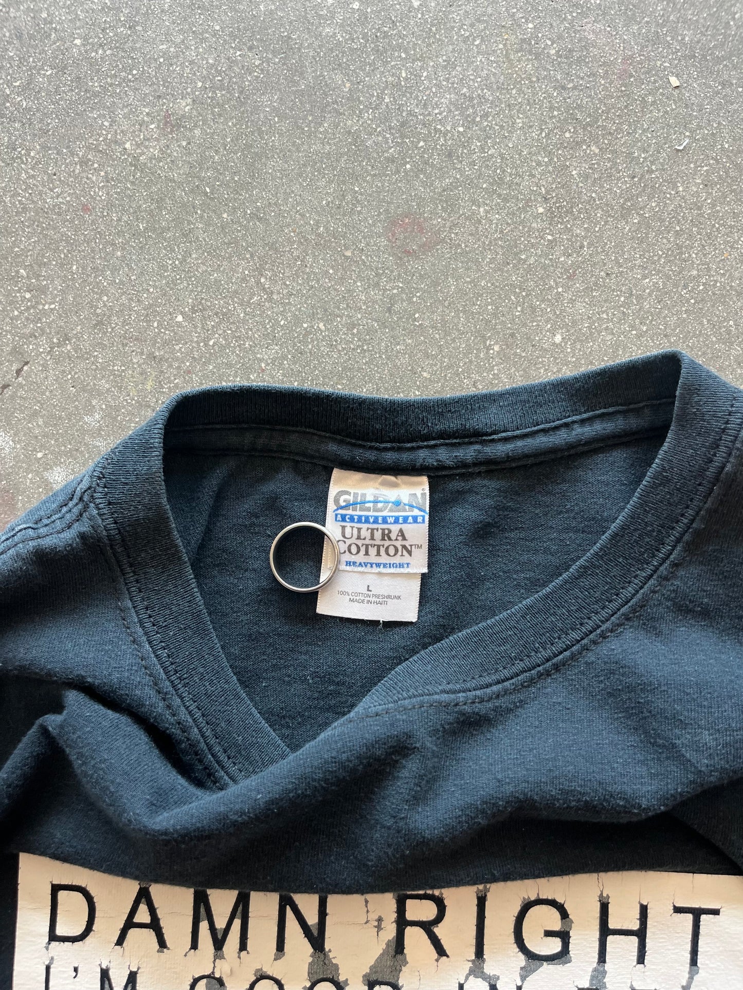 2000’S “DAMN RIGHT I’M GOOD IN BED” TEE - L