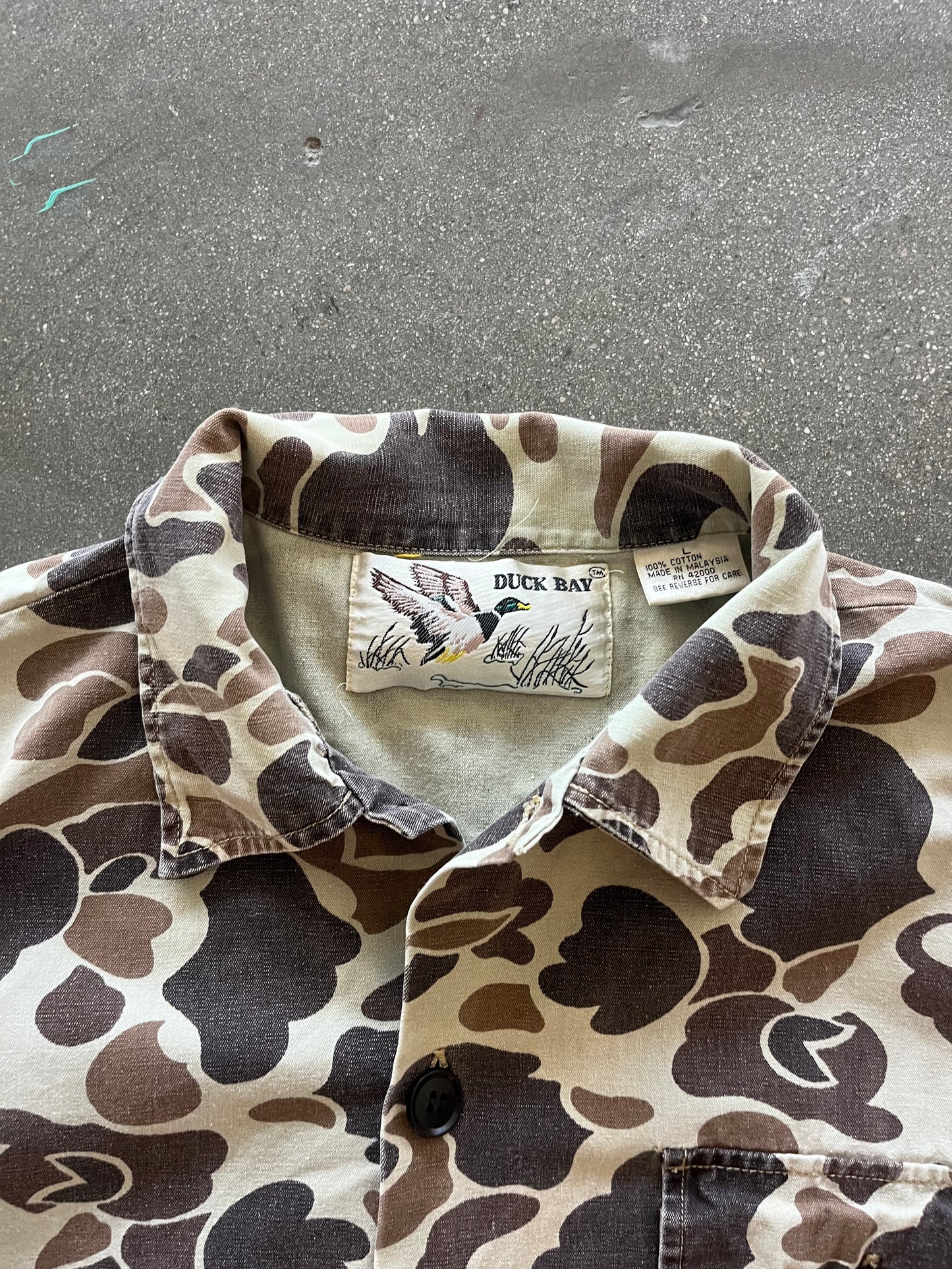 90’S DUCK CAMO CHORE JACKET - BOXY L