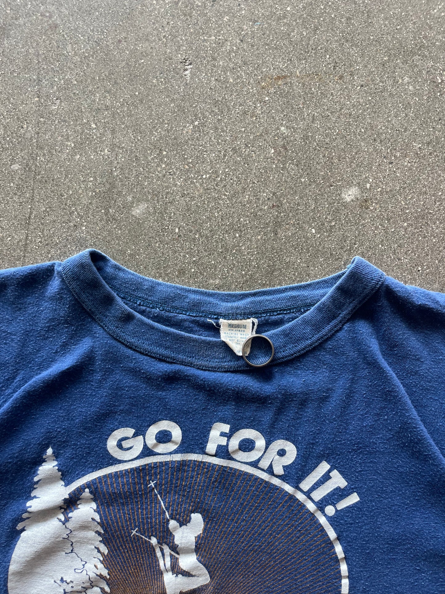80’S “BIG POWDERHORN” BABY TEE - BOXY S