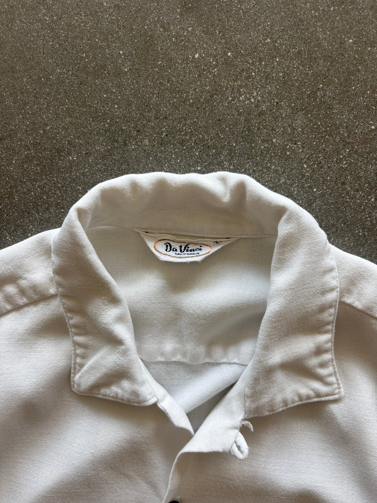 60’S IVORY DA VINCI LOOP COLLAR - S