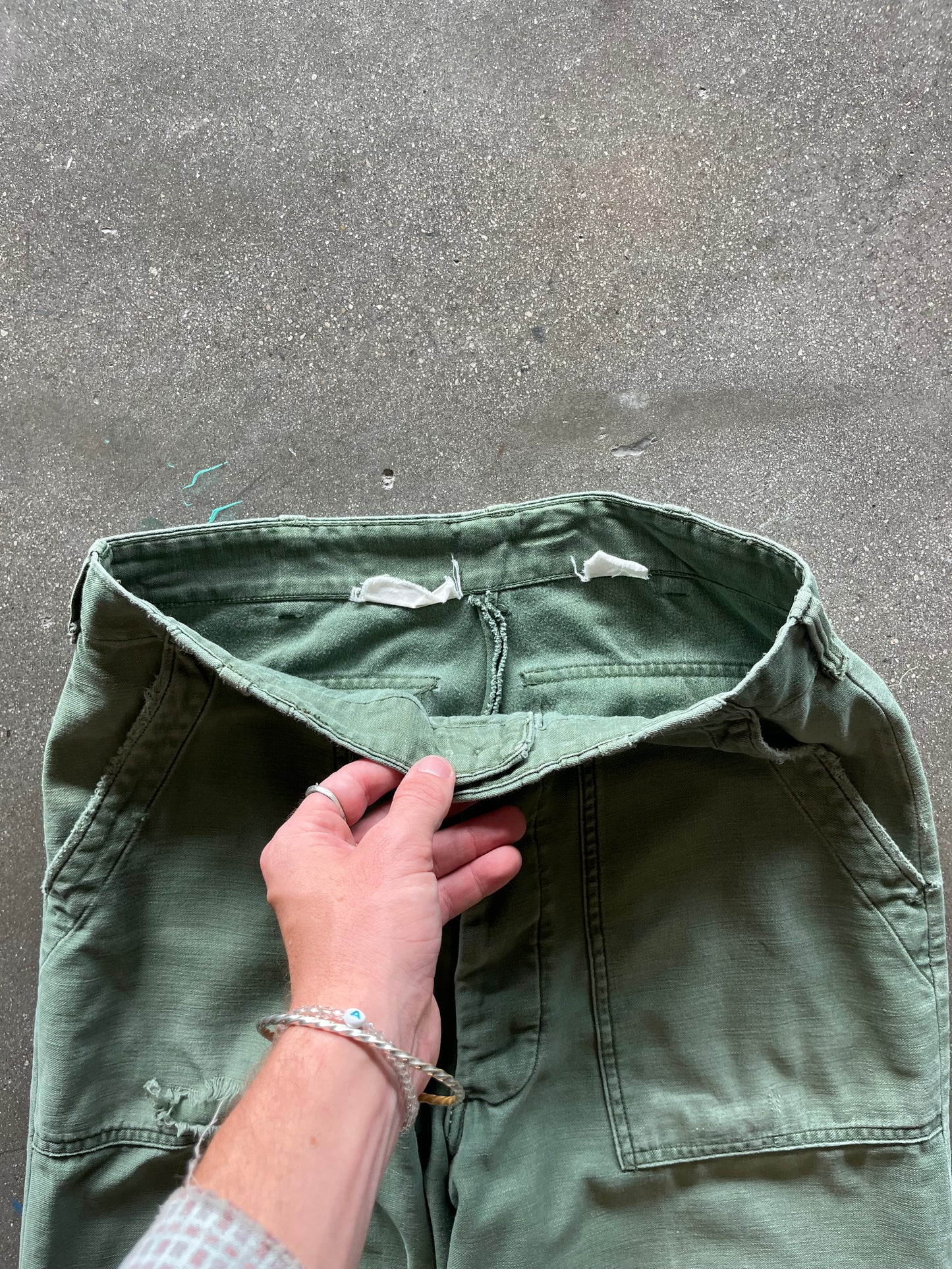 60’S OG 107 TWILL MILITARY PANTS - 31