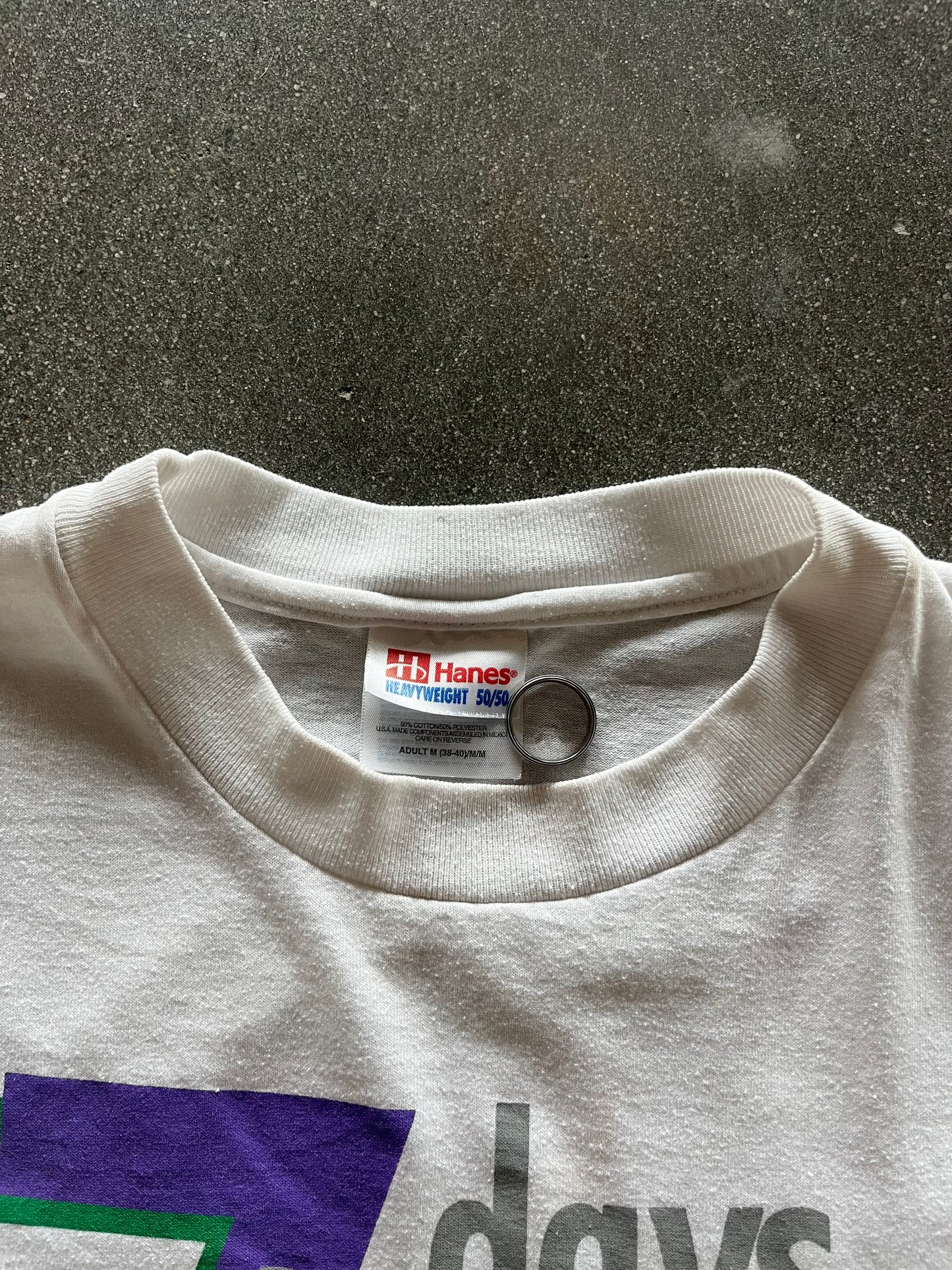 2000’S “7 DAYS WITHOUT PRAYER” TEE - BOXY M/L