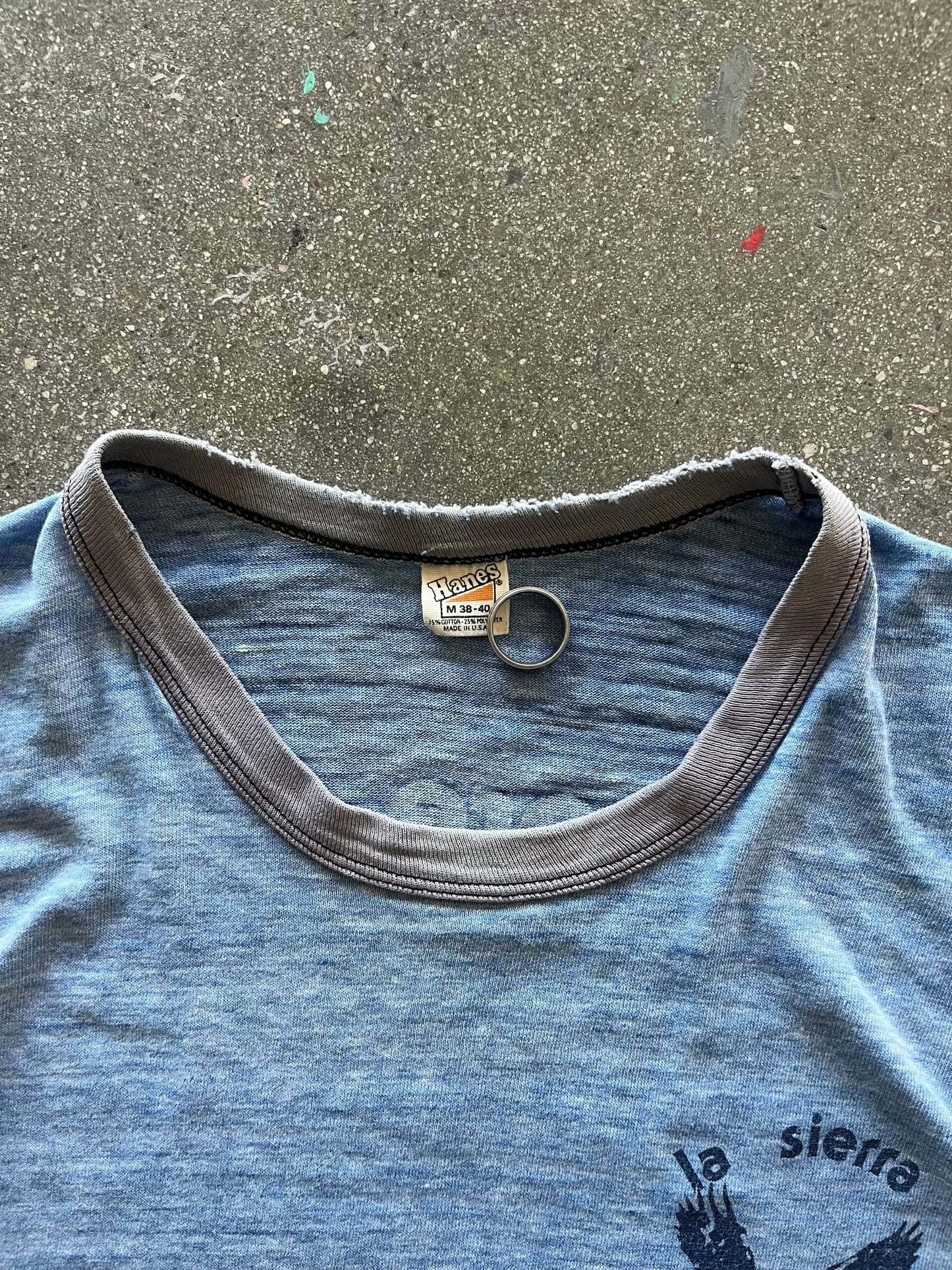 70’S “LA SIERRA CROSS COUNTRY” RINGER - M