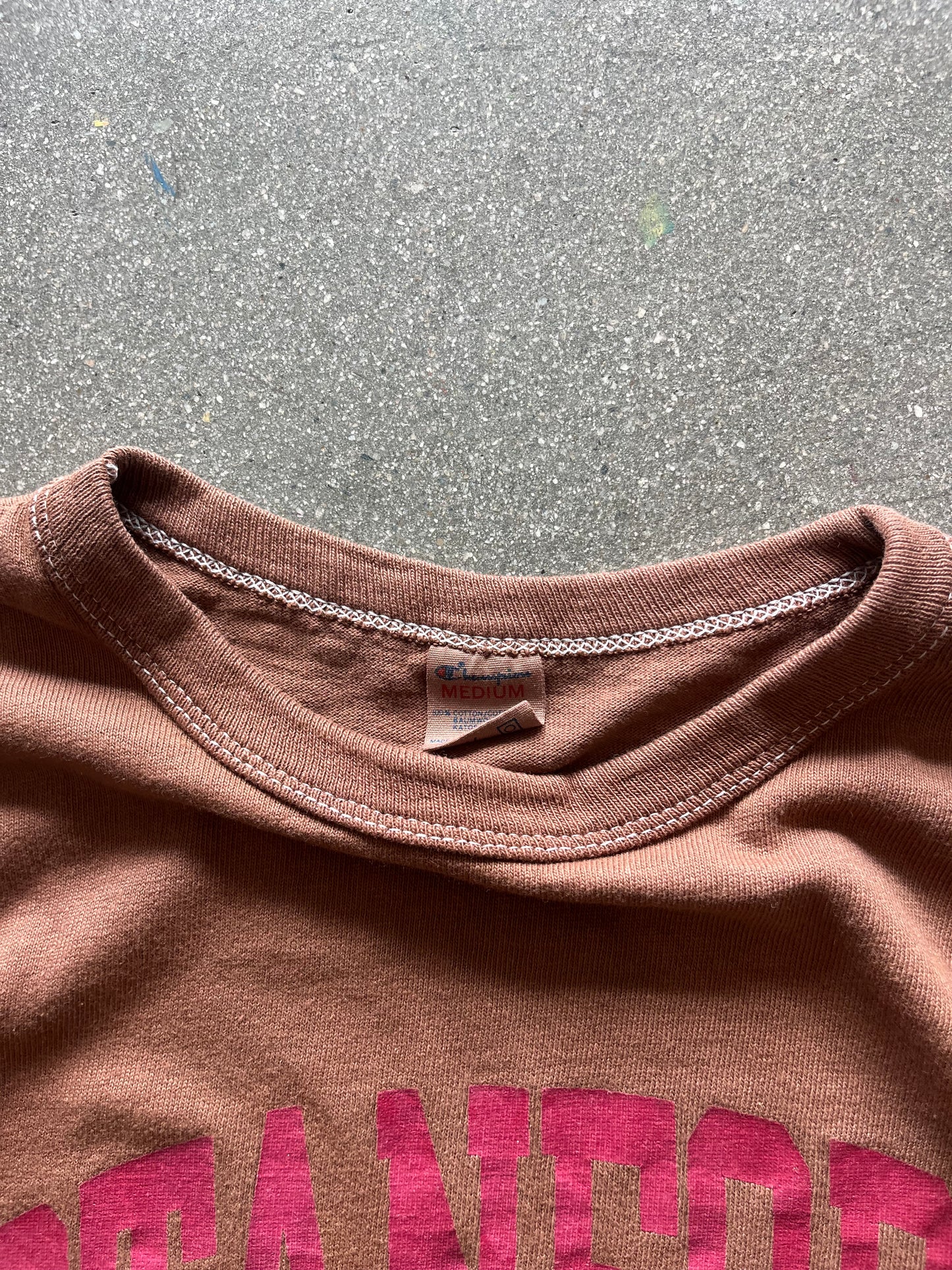 90’S BROWN “STANFORD SWIMMING” CHAMPION TEE - M