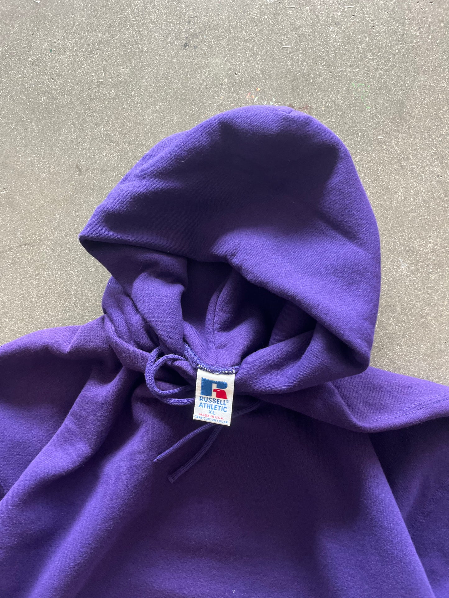 90’S GRAPE PURPLE RUSSELL HOODIE - L/XL