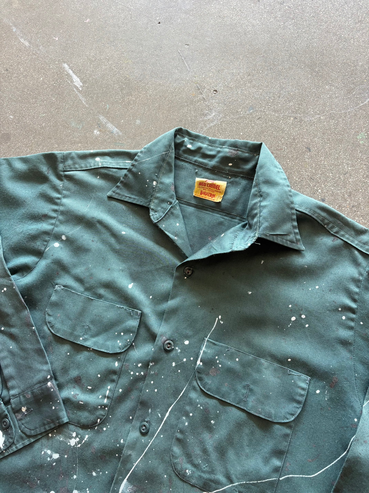 70’S PAINTER 50/50 WORK SHIRT - L
