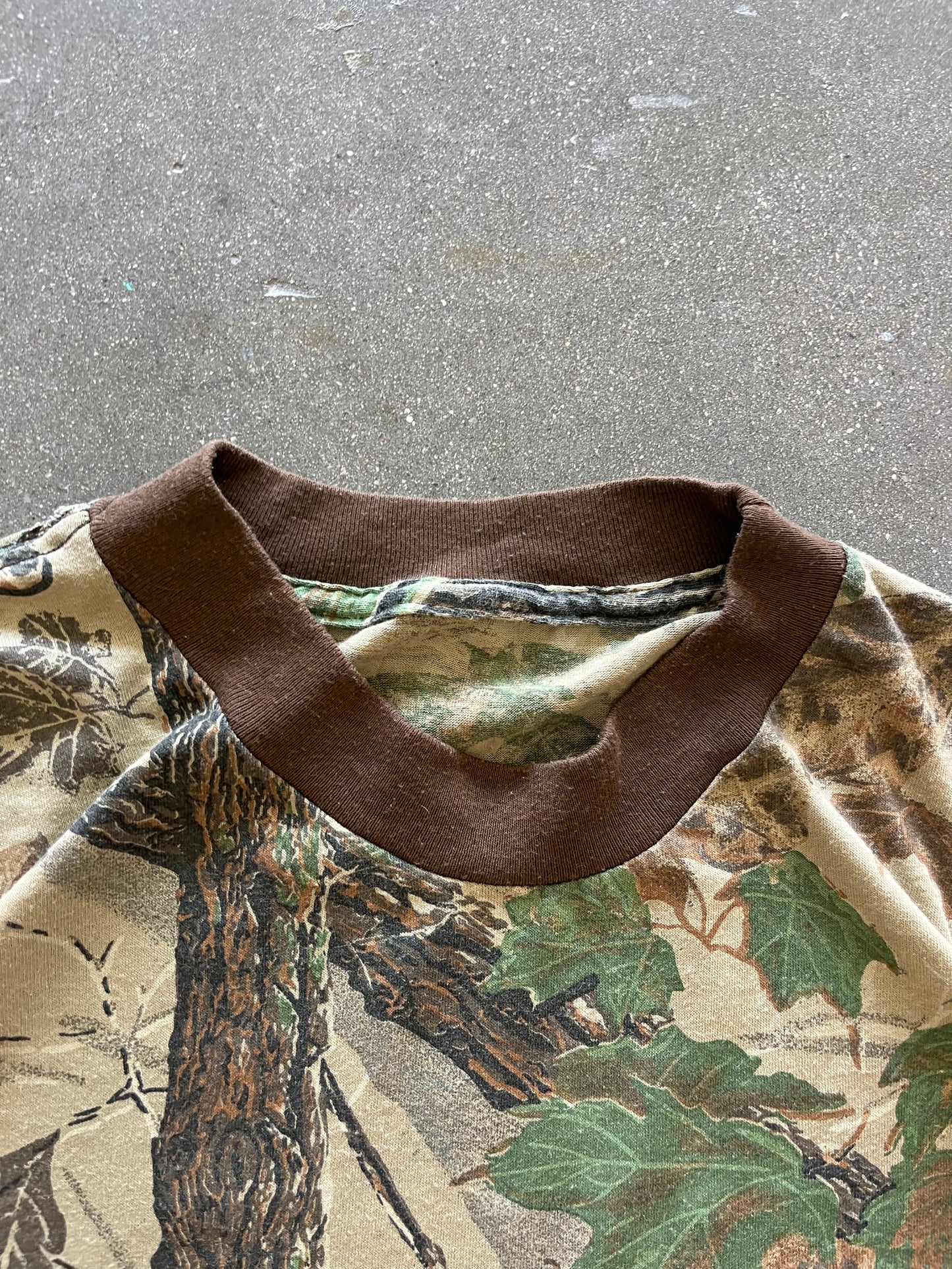 90’S REALTREE CAMO POCKET TEE - BOXY L