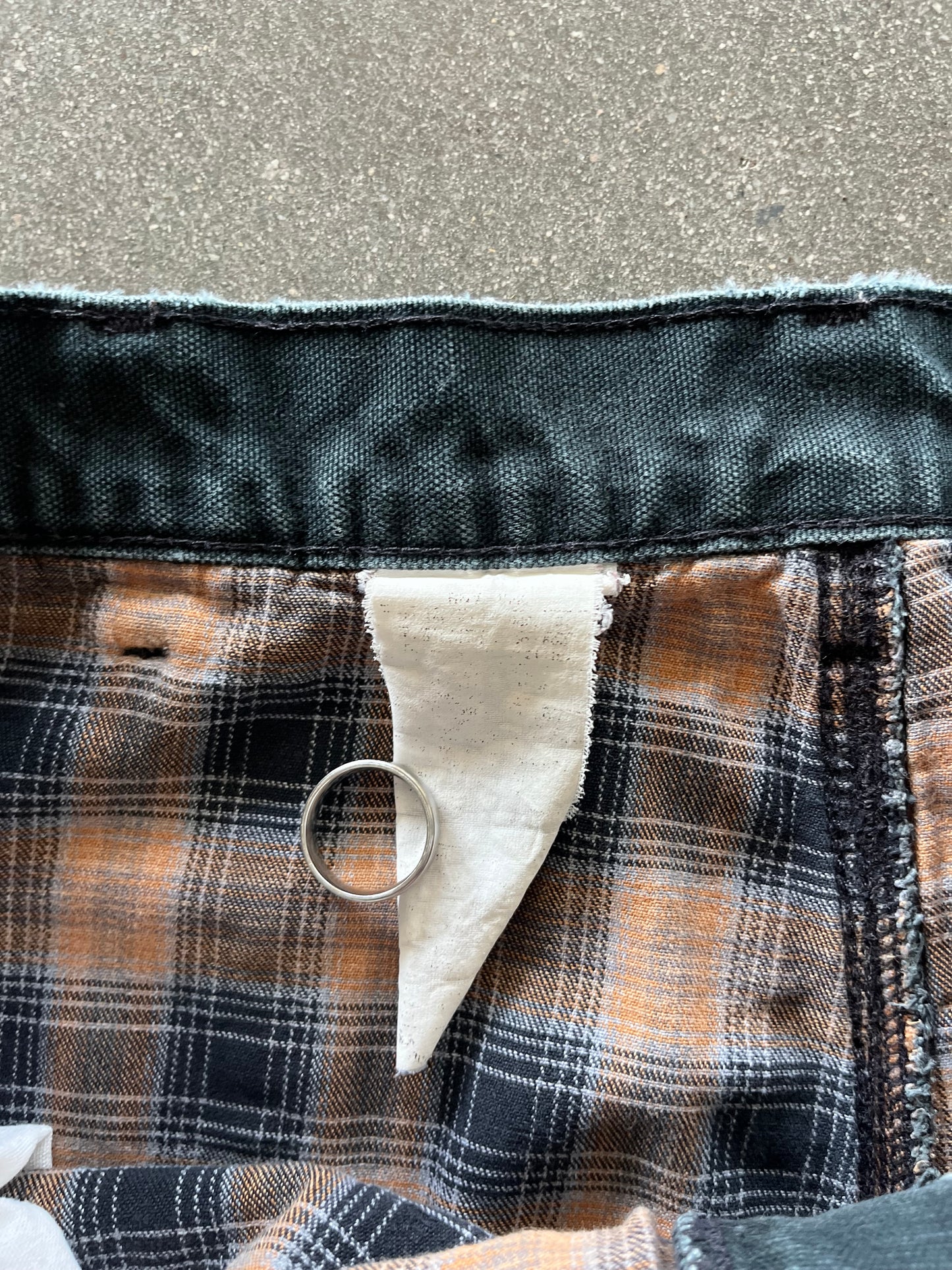 90’S FADED BLACK BLANKET LINED CARHARTT CARPENTERS - 34