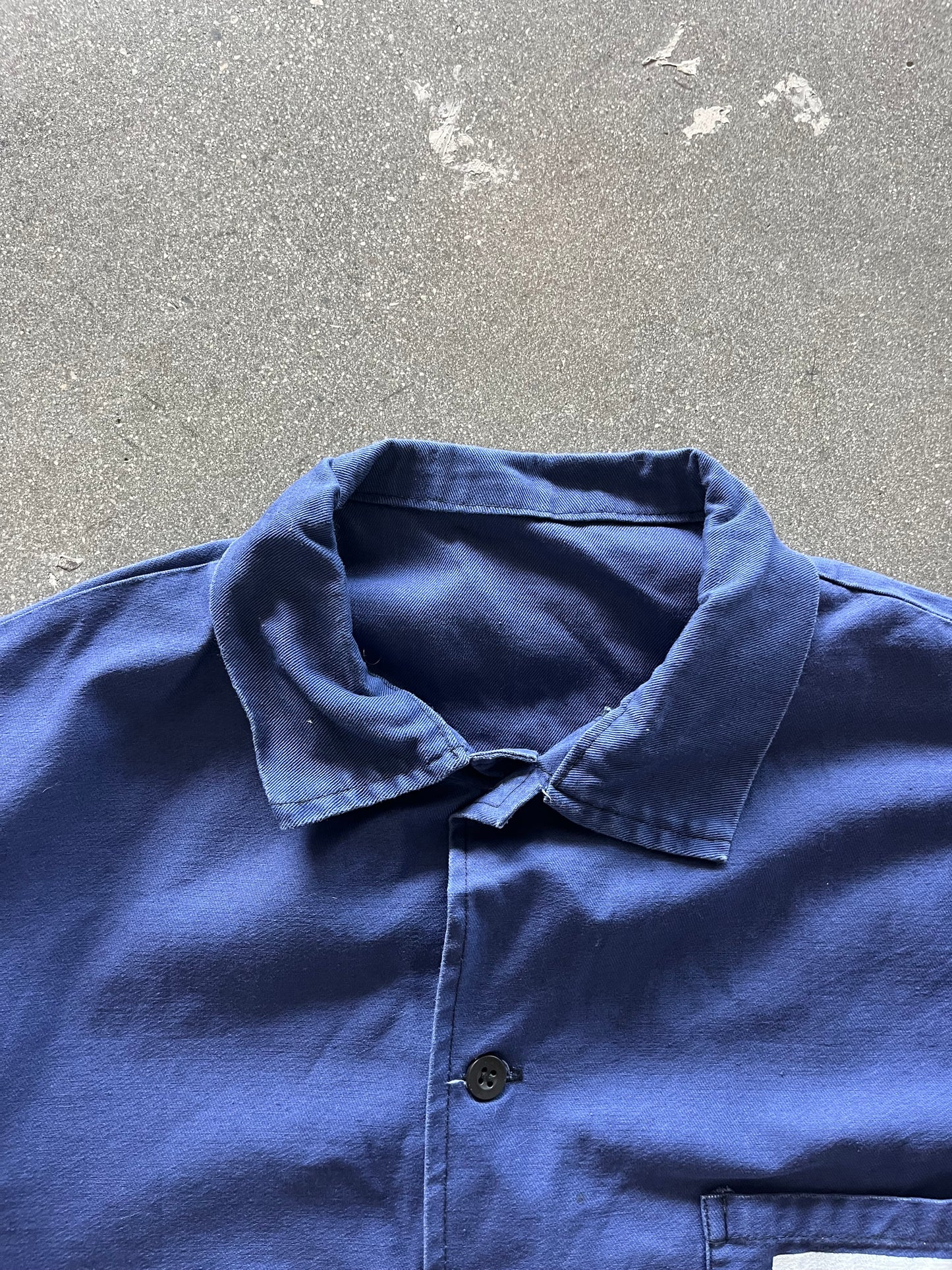 70’S PAINT SPLATTERED “PORKY” FRENCH CHORE JACKET - L/XL