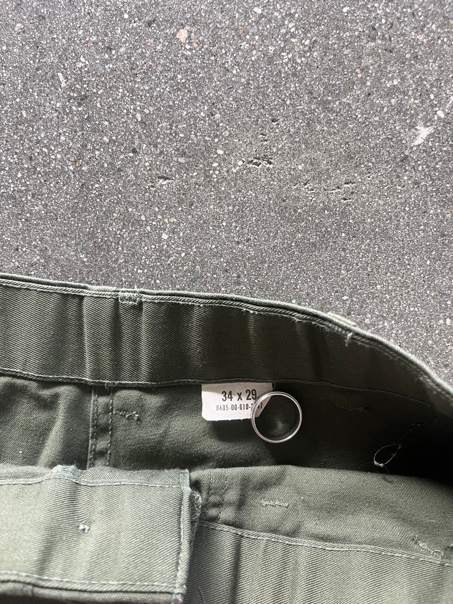 80’S MILITARY OG-107 FATIGUE PANTS - 32