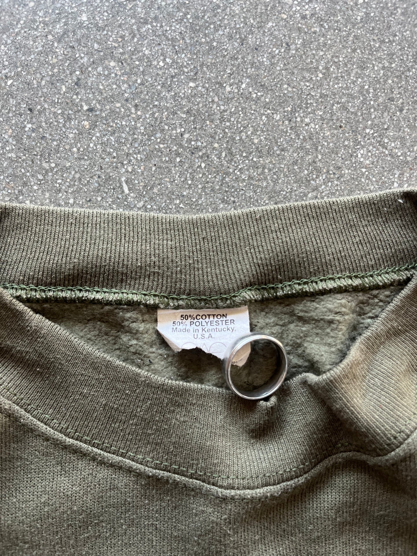 90’S GREEN USMC CREWNECK - BOXY L