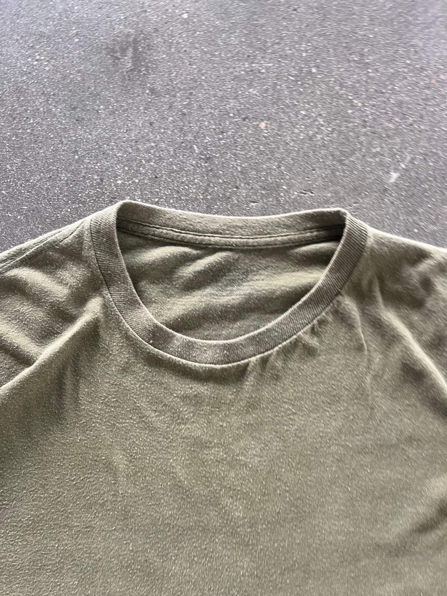 80’S MATCHA GREEN ARMY BLANK - M/L