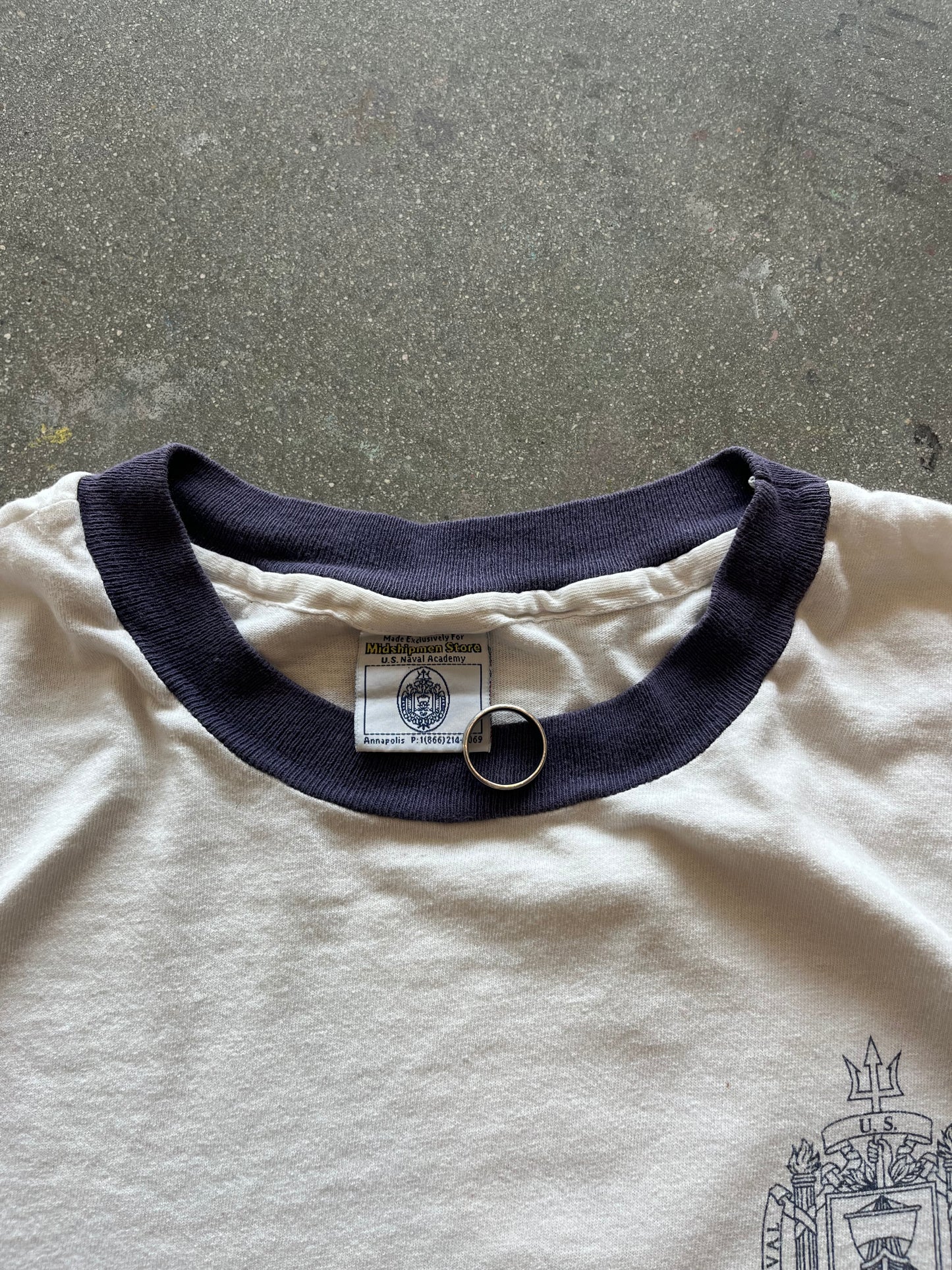 80’S U.S. NAVAL ACADEMY RINGER - BOXY M