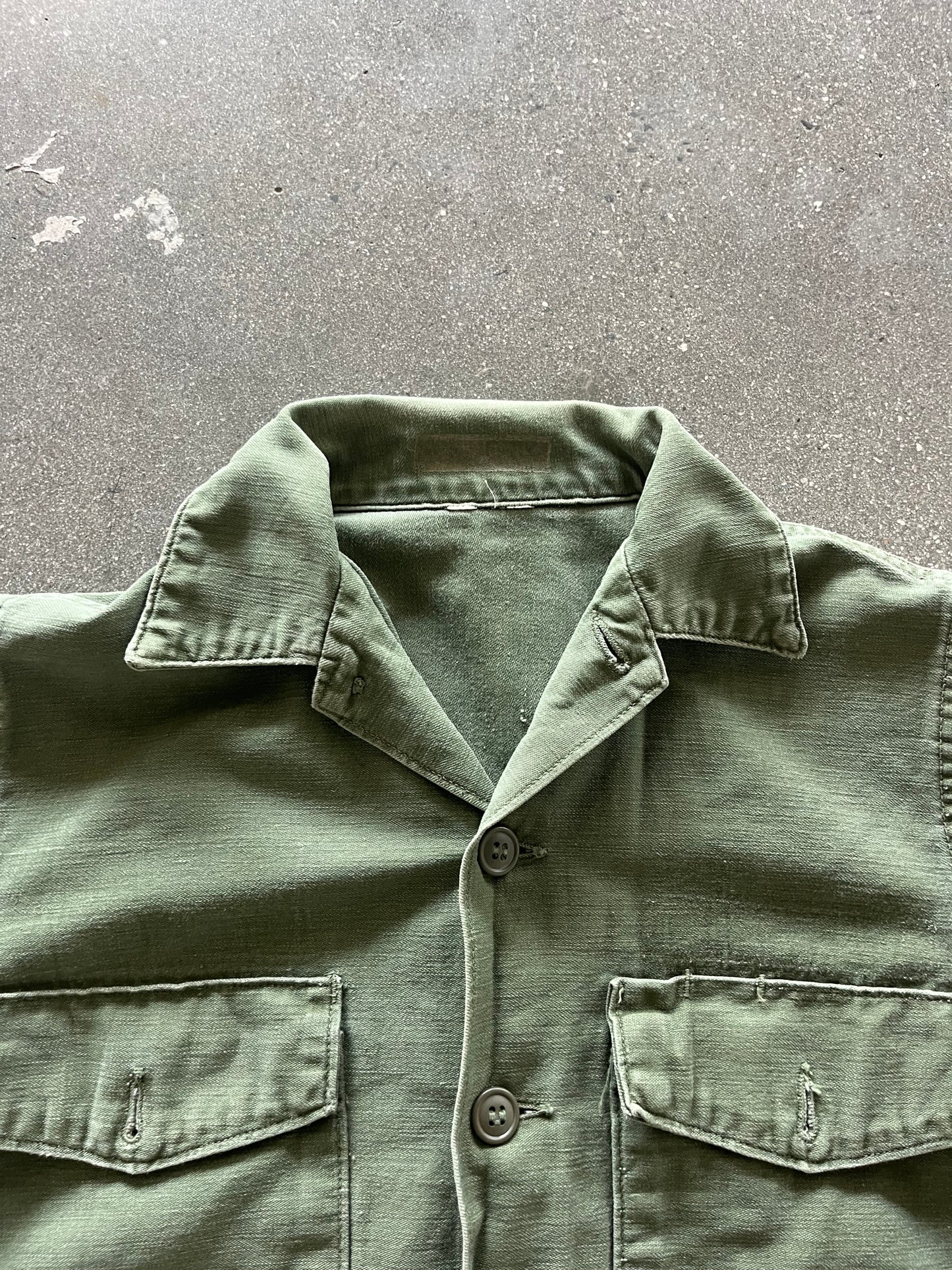 70’S MILITARY TWILL CHORE JACKET - S/M