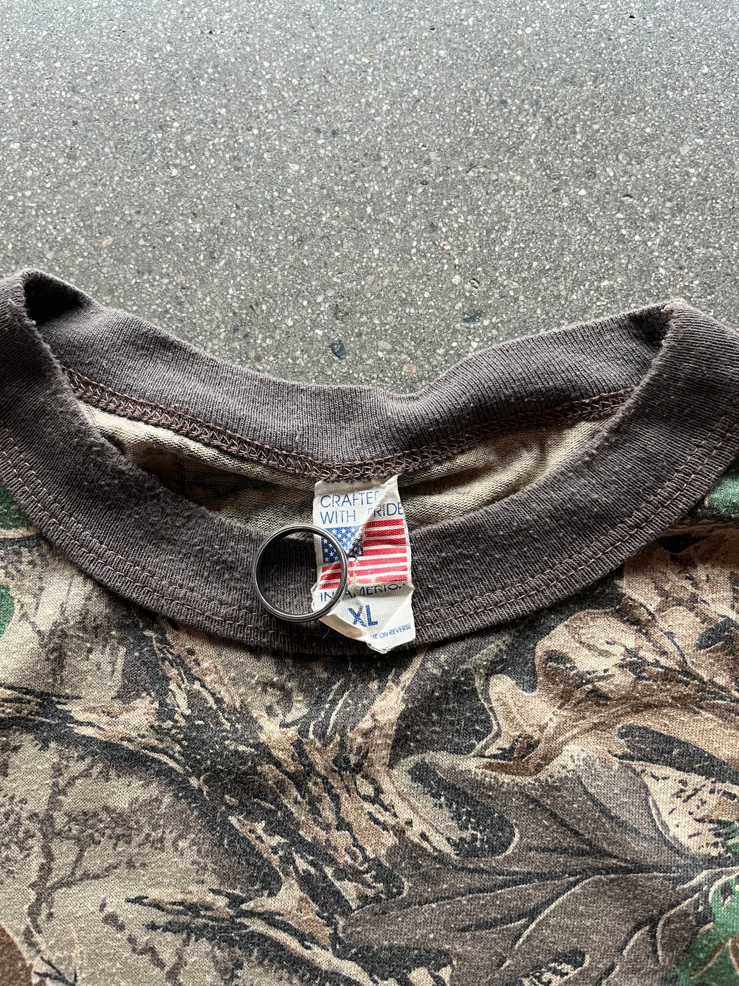 90’S REALTREE CAMO POCKET TEE - BOXY L