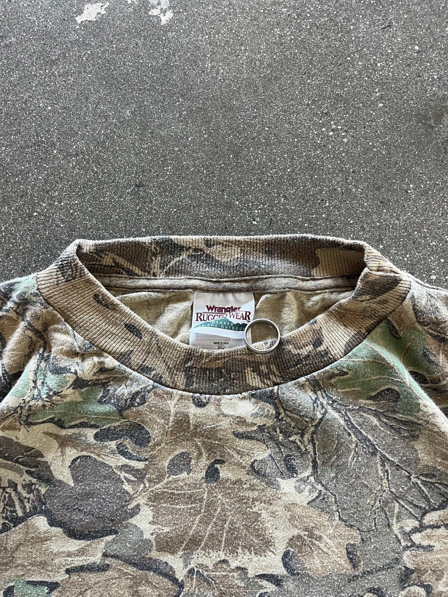 90’S REALTREE CAMO POCKET TEE - XL