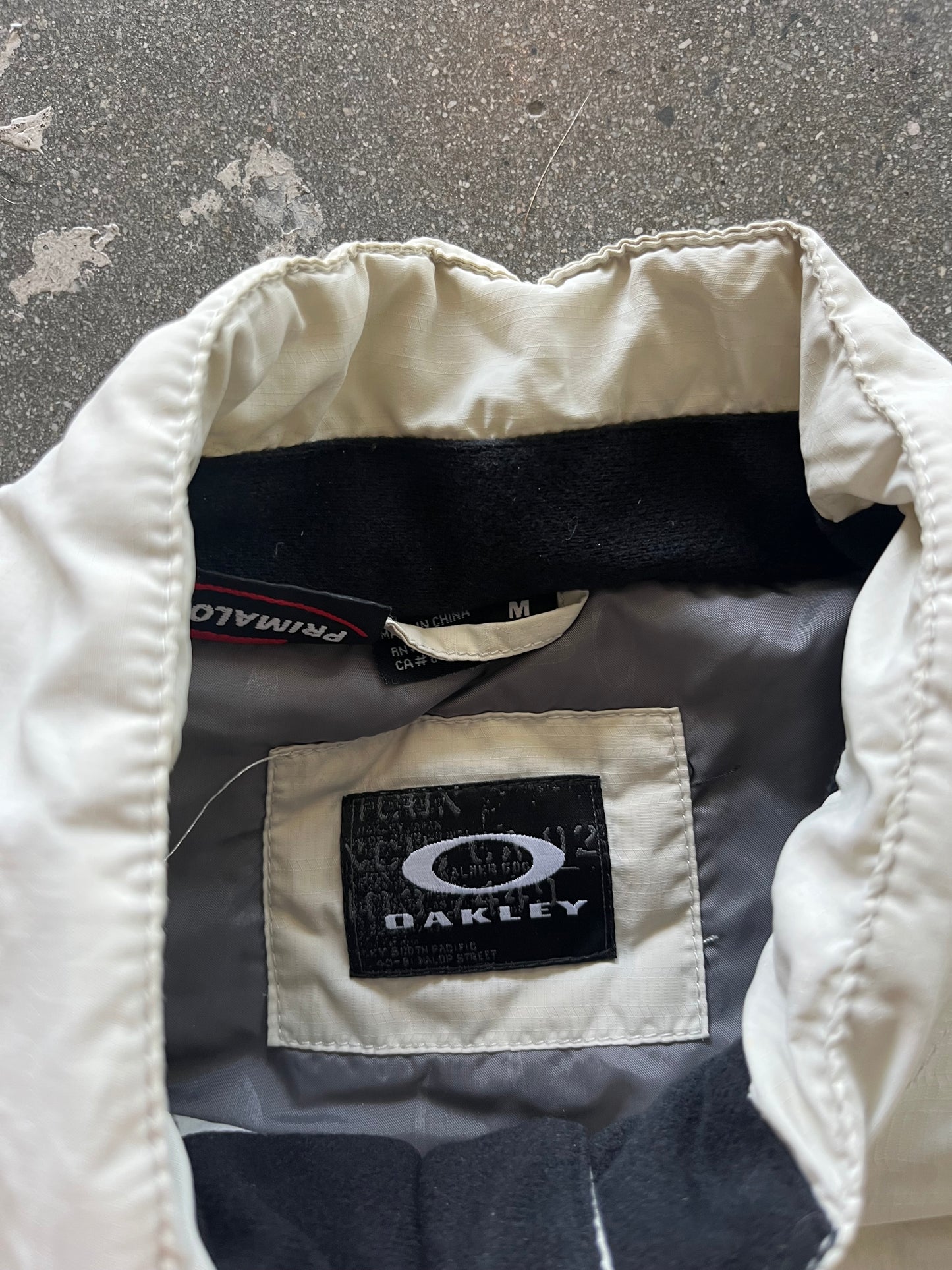 2000’S IVORY OAKLEY SOFTWARE VEST - BOXY L