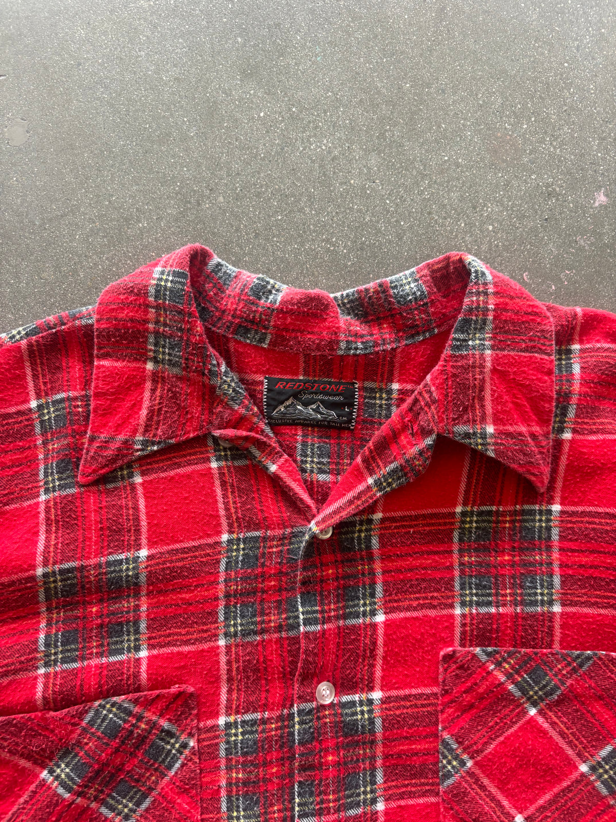 80’S REDSTONE CUTOFF FLANNEL - M/L