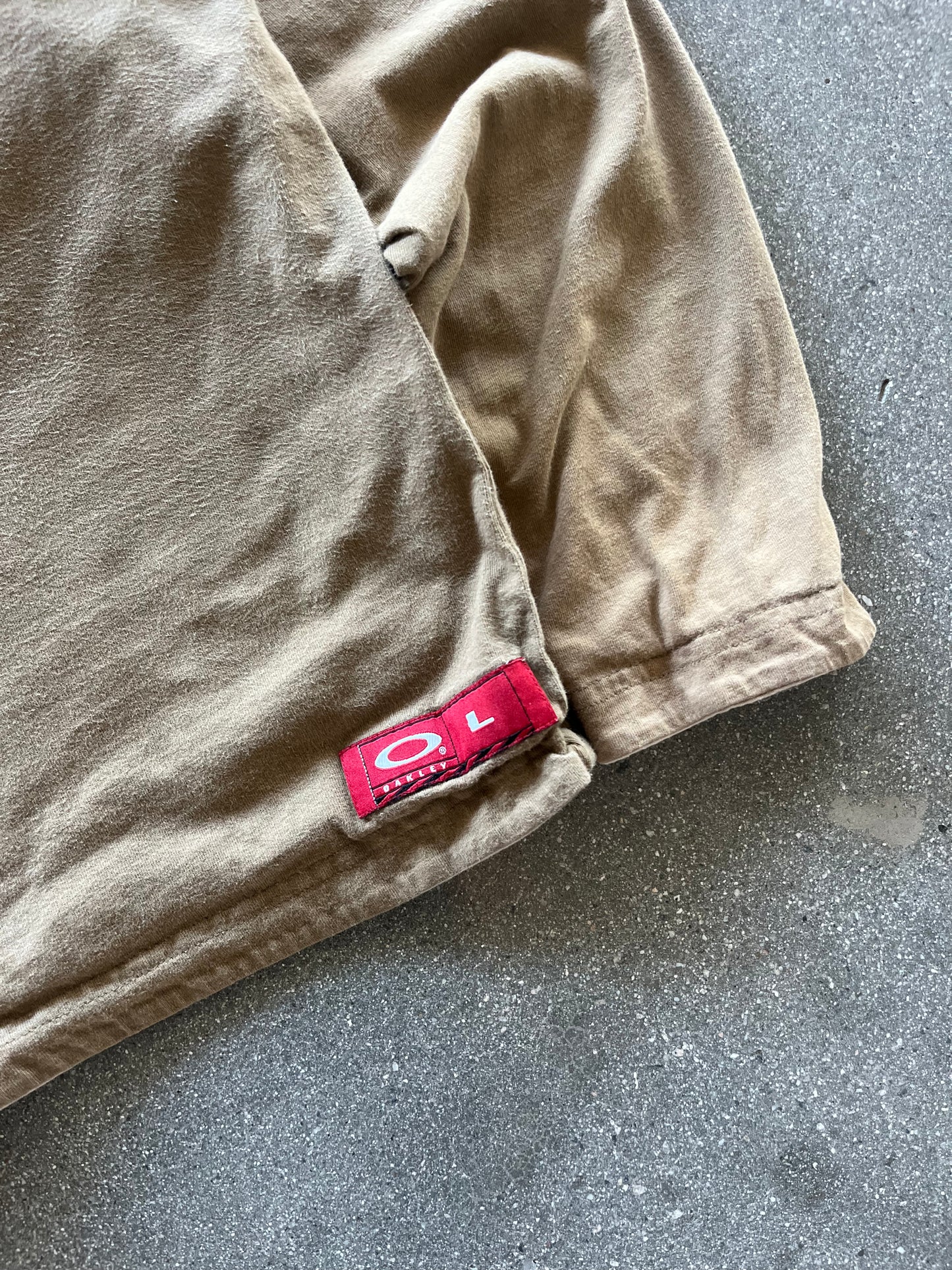 90’S CARAMEL OAKLEY ZIPUP JUMPER - L