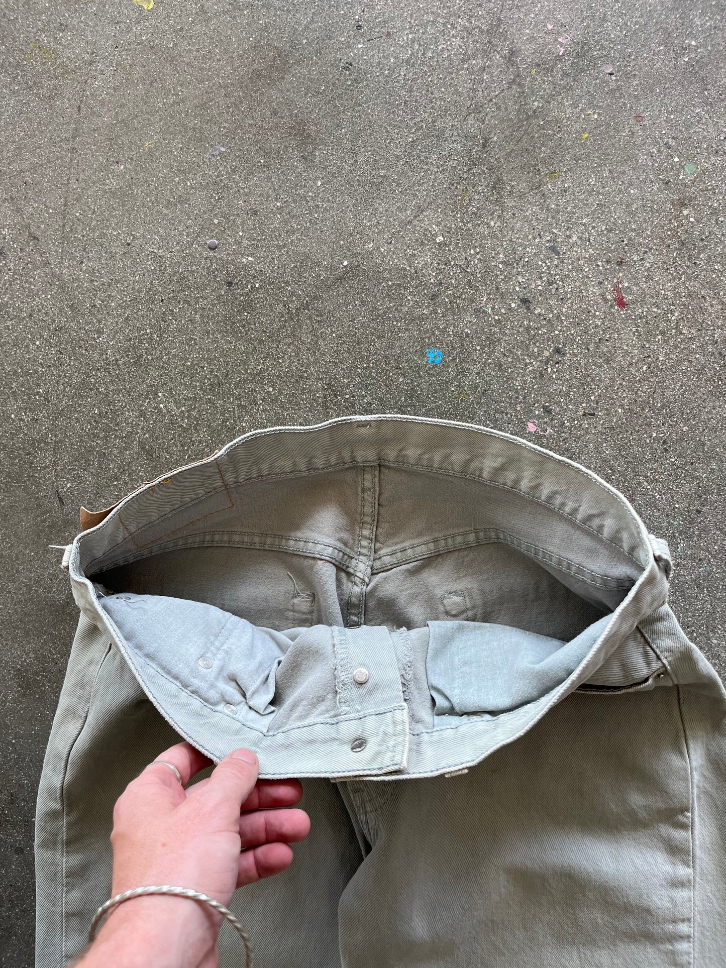 90’S MINT GREEN 501 LEVI’S - 34