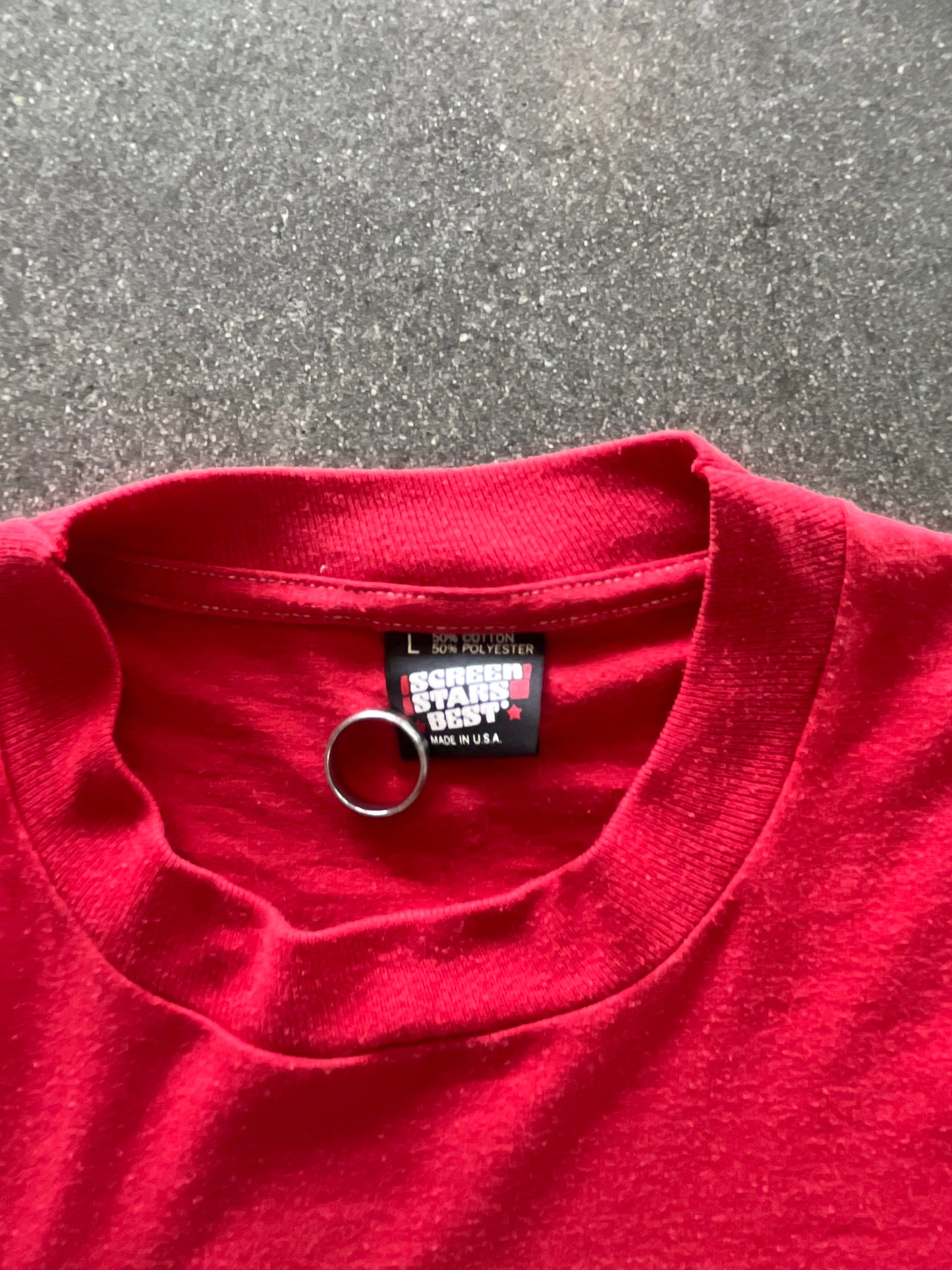 90’S RED “FERRARI” TEE - L