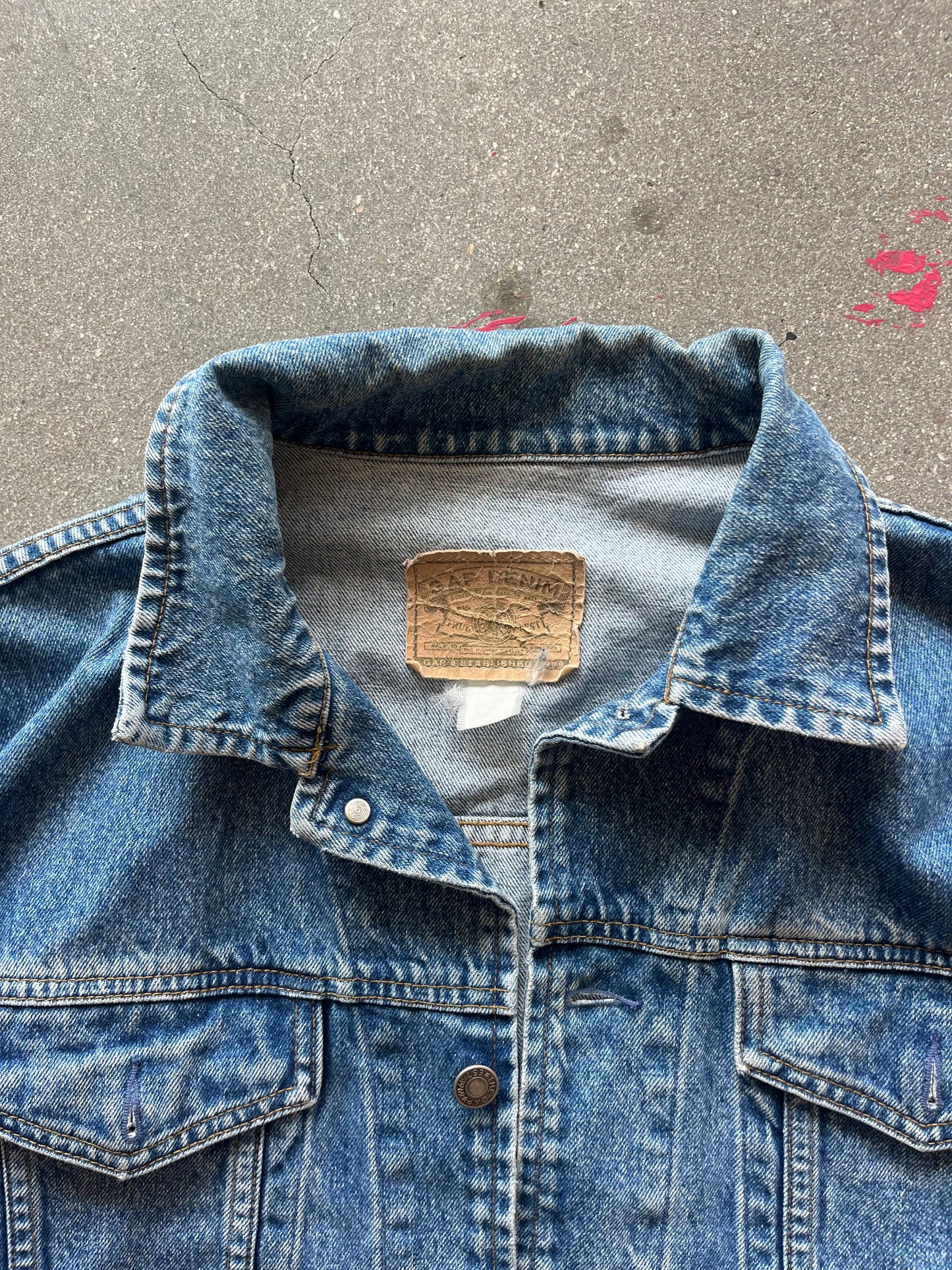 90’S GAP DENIM JACKET - BOXY M/L
