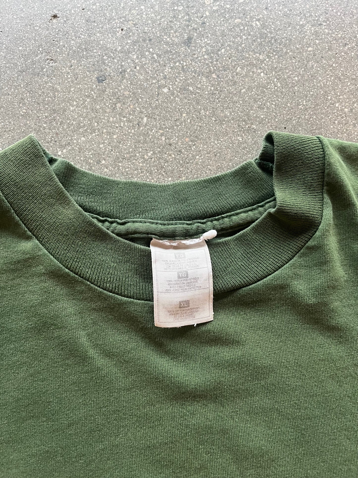 90’S FADED FOREST GREEN BLANK - XL