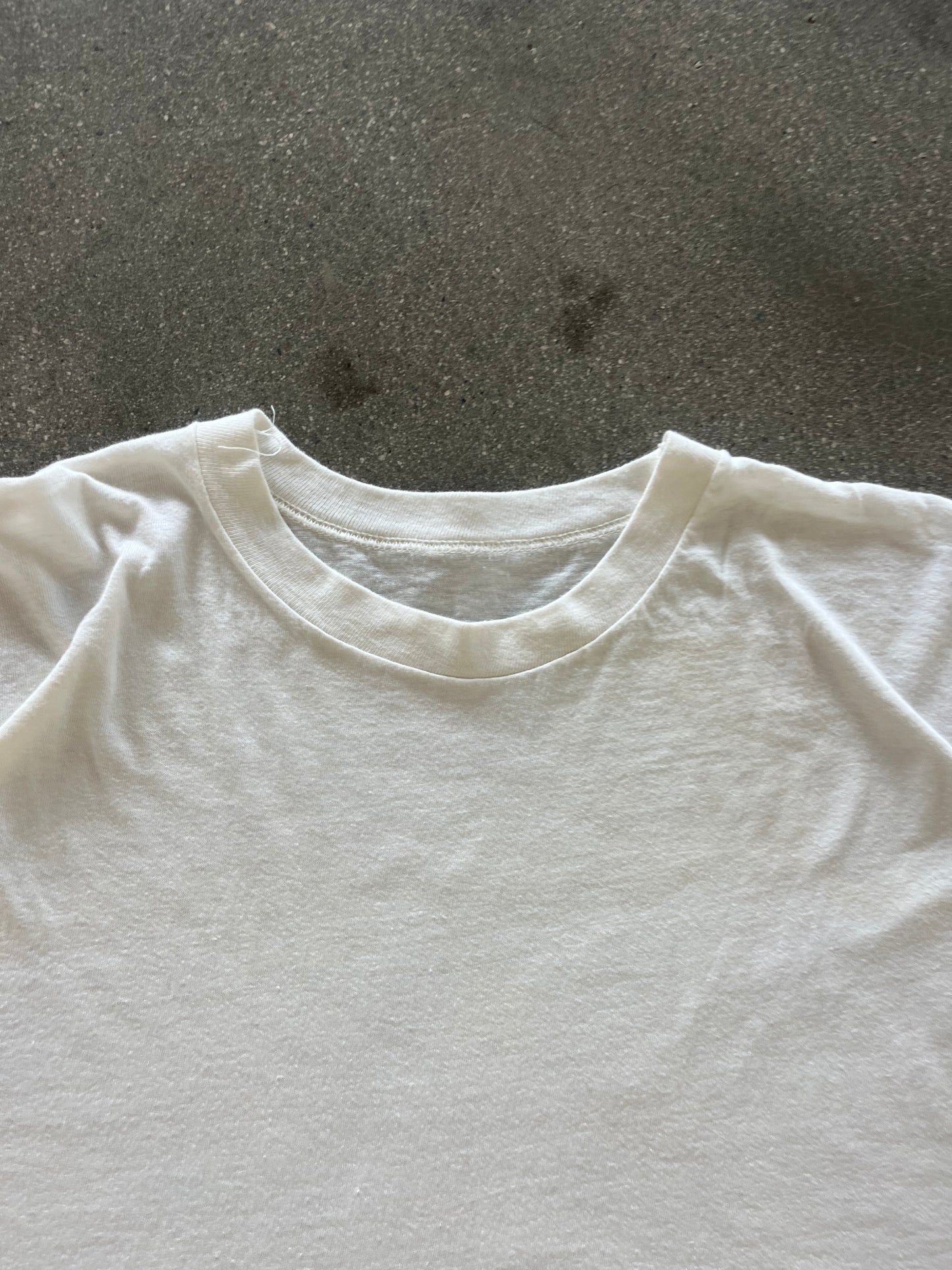 60’S VIETNAM WAR STENCILED BLANK TEE - L