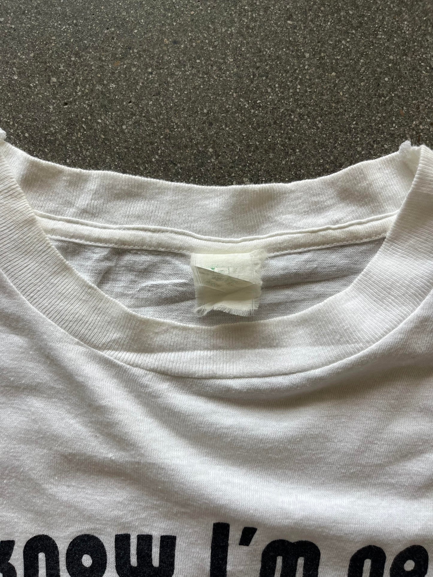 90'S "I'M NOT PERFECT BUT I'M SO CLOSE IT SCARES ME!" TEE - BOXY L