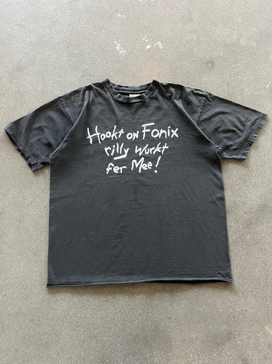 90’S “HOOKD ON FONIX” TEE - XL