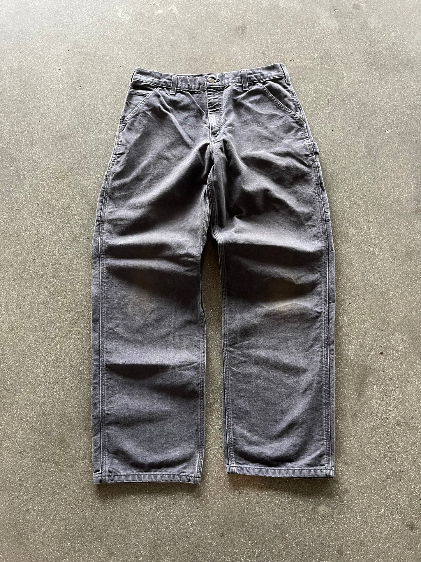 90’S CHARCOAL GRAY CARHARTT CARPENTERS - 33