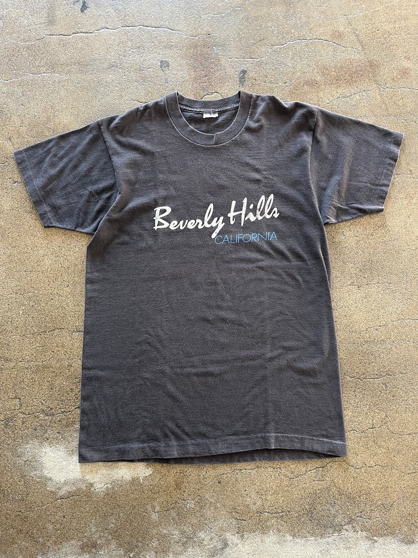 90’S FADED “BEVERLY HILLS” TEE - L