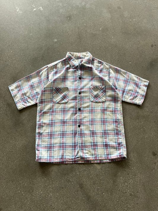 60’S TWO POCKET LOOP CAMP COLLAR SHIRT - S