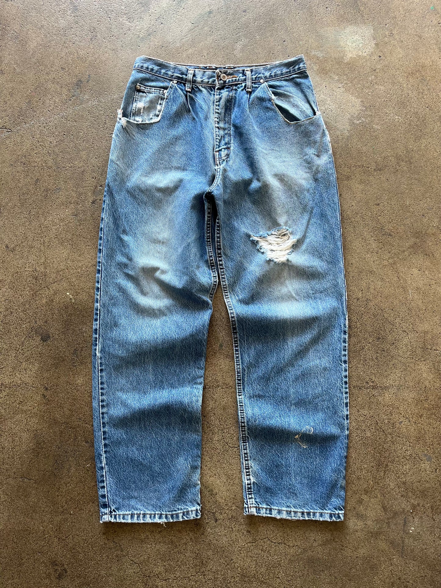 90’S BAGGY SILVER TAB LEVI’S *WITH AN ORANGE TAB* - 34