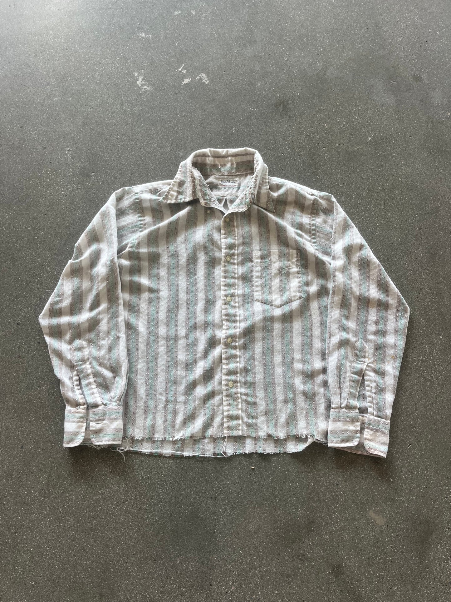 70’S STRIPED MYKLEBUST BUTTON UP - BOXY M