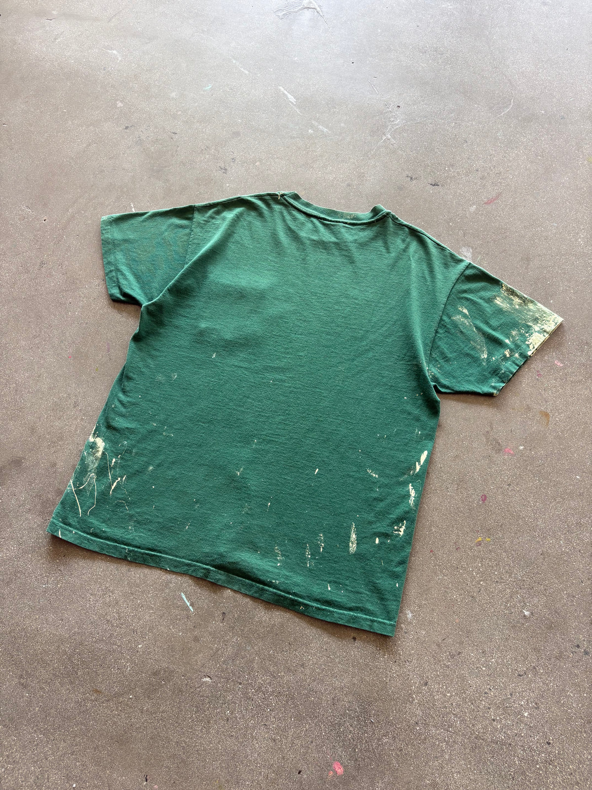 90’S FOREST GREEN PAINTER POCKET TEE - L/XL