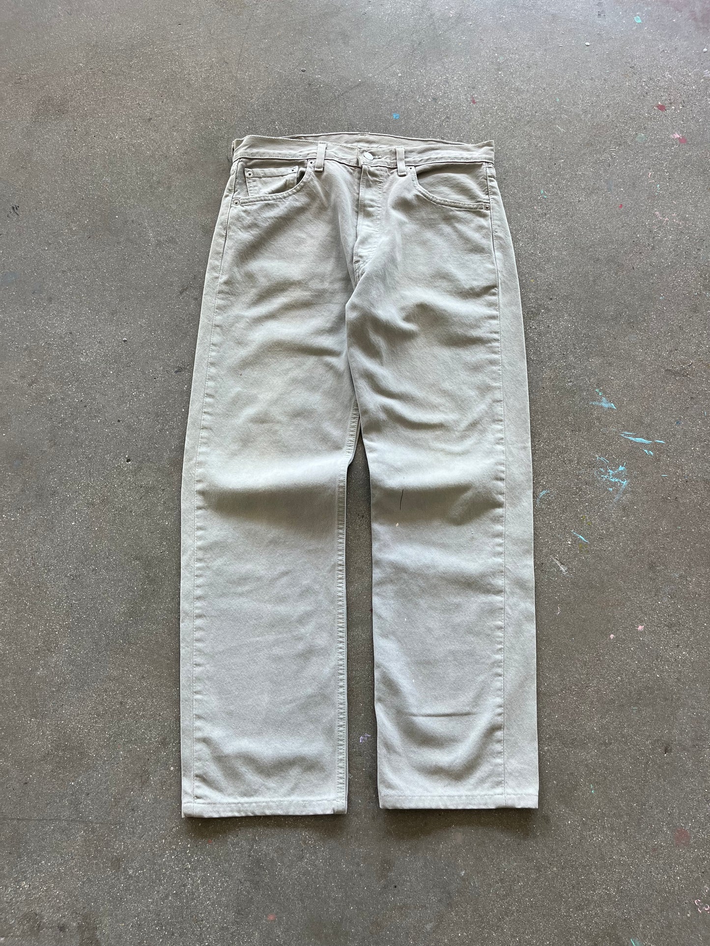 90’S MINT GREEN 501 LEVI’S - 34