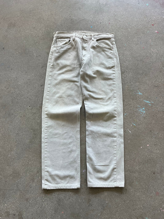 90’S MINT GREEN 501 LEVI’S - 34