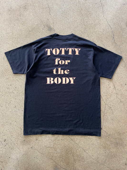 90’S “TOTTY FOR THE BODY” CHIROPRACTOR TEE - XL